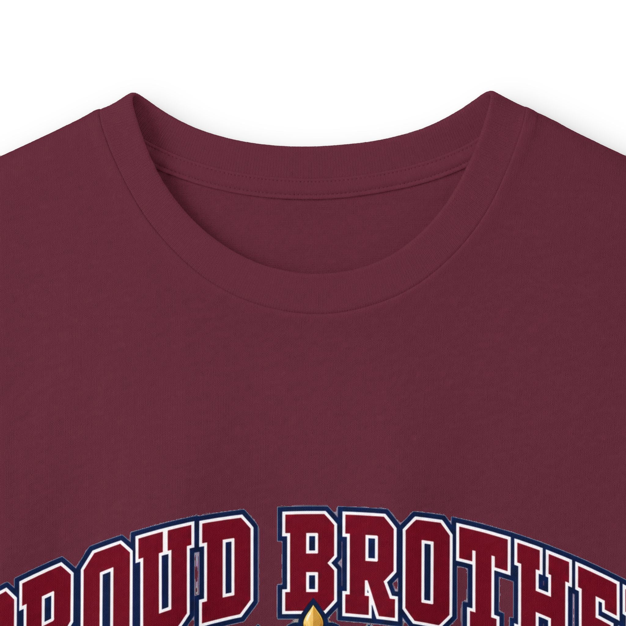 Proud Brother Long Sleeve Tee — "Proud Brother of a Royal Sweetheart" Crest Design
