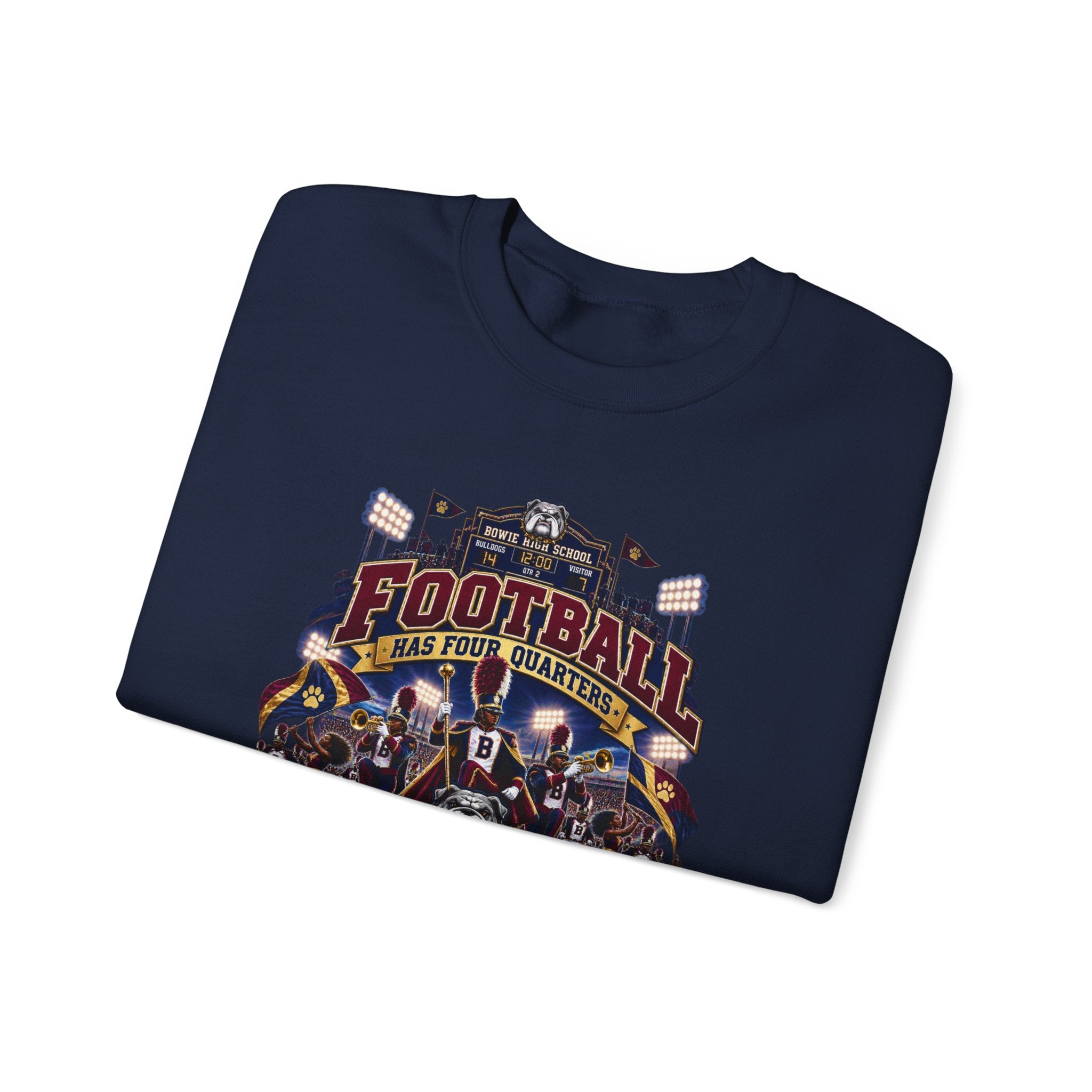 Football Halftime Crewneck Sweatshirt — "I Came For Halftime" Game Day Pullover