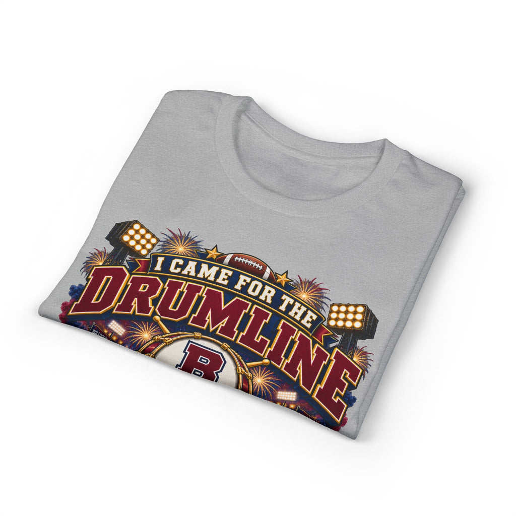 I Came for the Drumline T‑Shirt — Dawg Pound Football Fan Tee