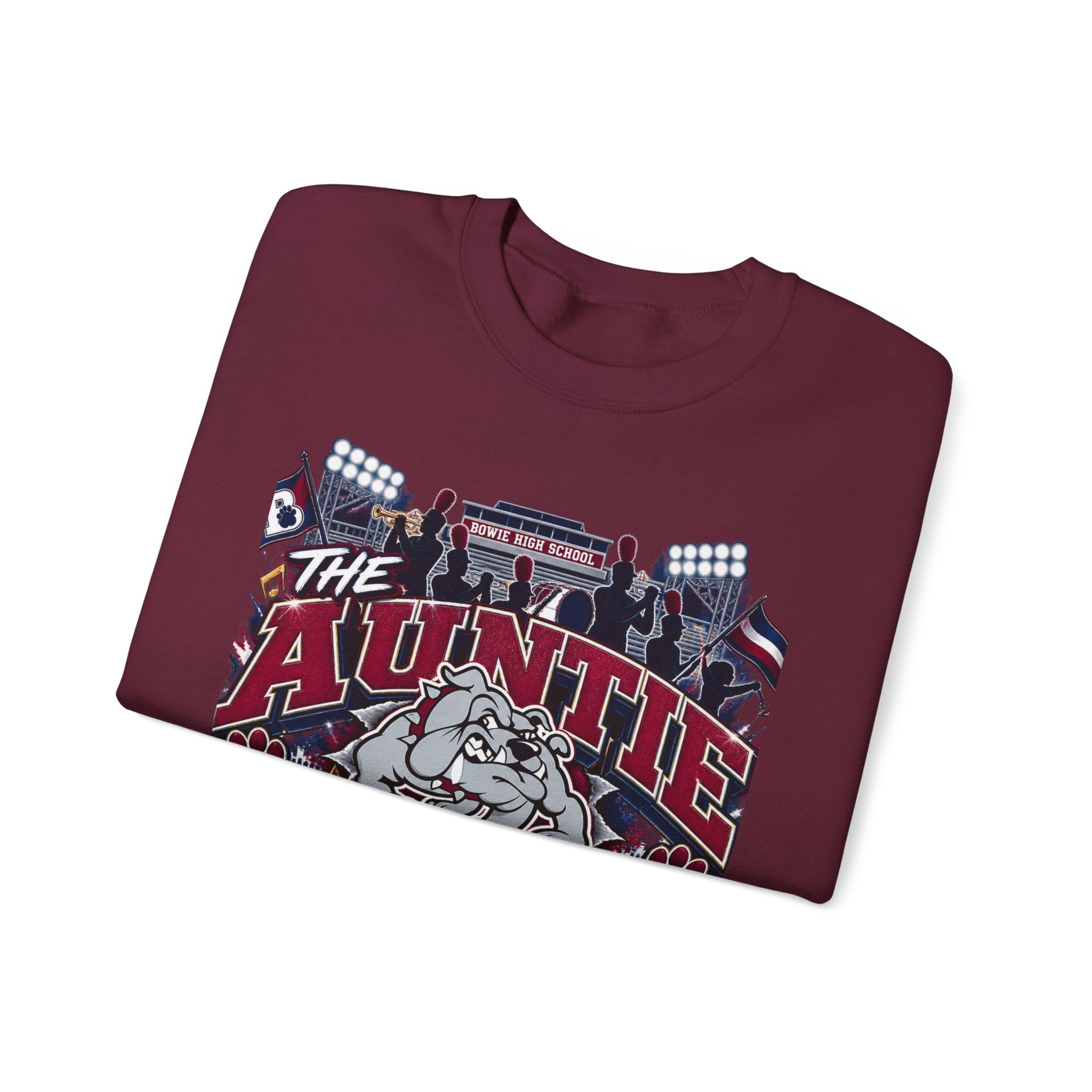 The Auntie Section Sweatshirt - "Hits Different" Retro Bulldog Crewneck