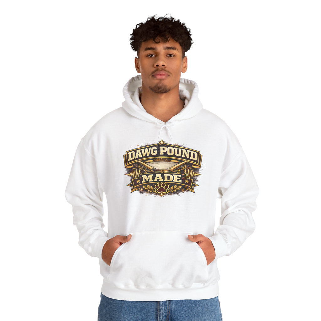 Dawg Pound Made Hoodie – Vintage Football Fan Pullover