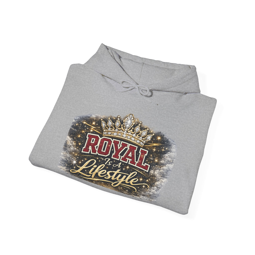Royal Lifestyle Hoodie - Crown Graphic Pullover for Regal Streetwear