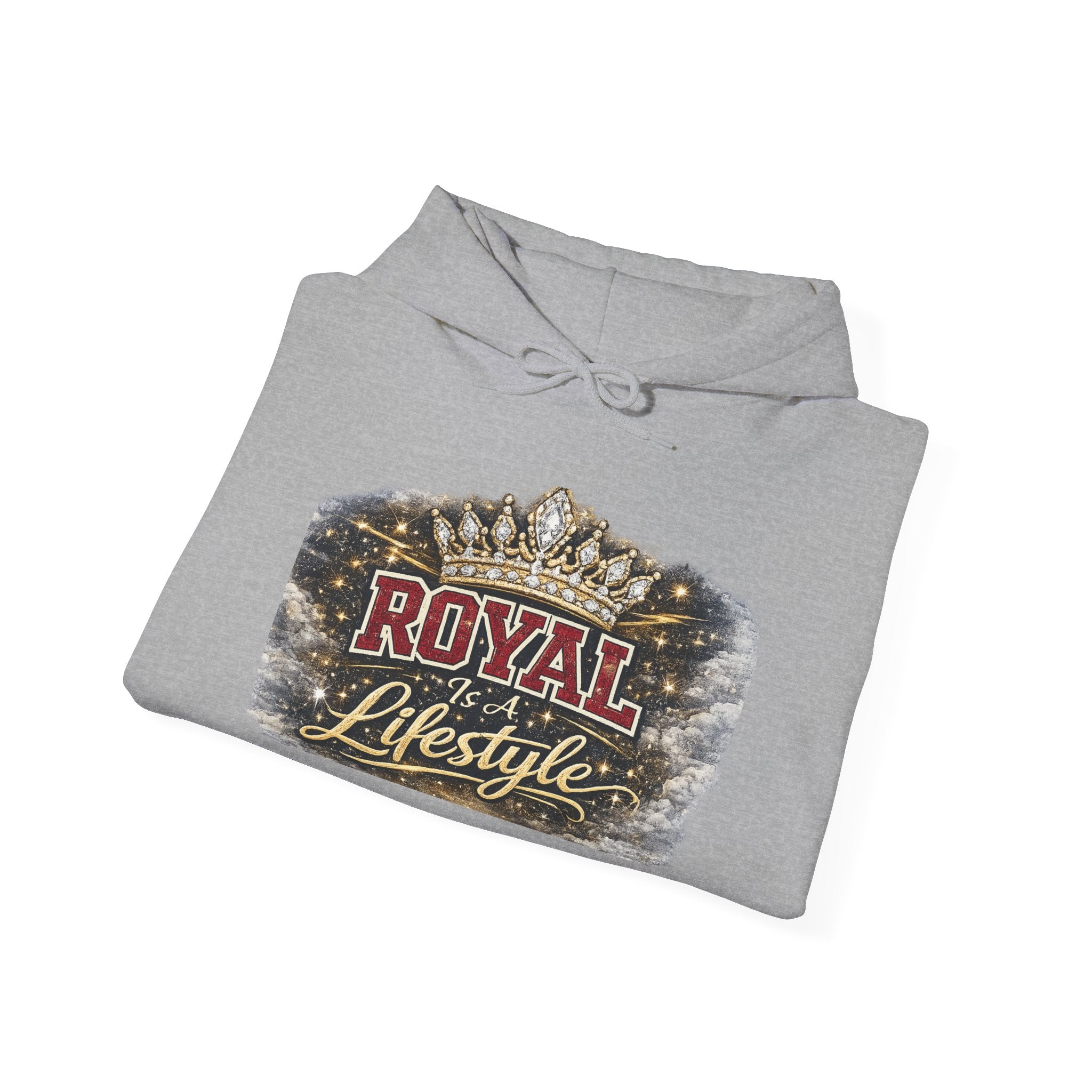 Royal Lifestyle Hoodie - Crown Graphic Pullover for Regal Streetwear