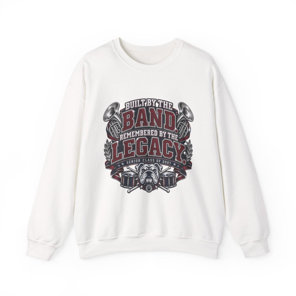 Band Legacy Crewneck Sweatshirt — "Built by the Band, Remembered by the Legacy"