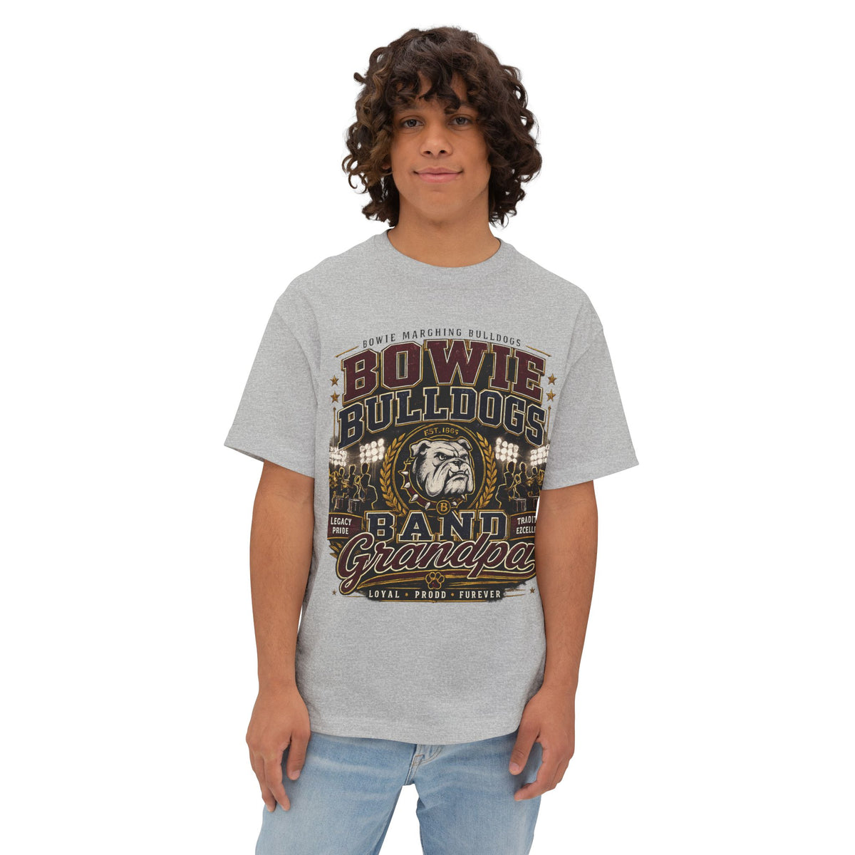 Bowie Bulldogs Band Grandpa Tee