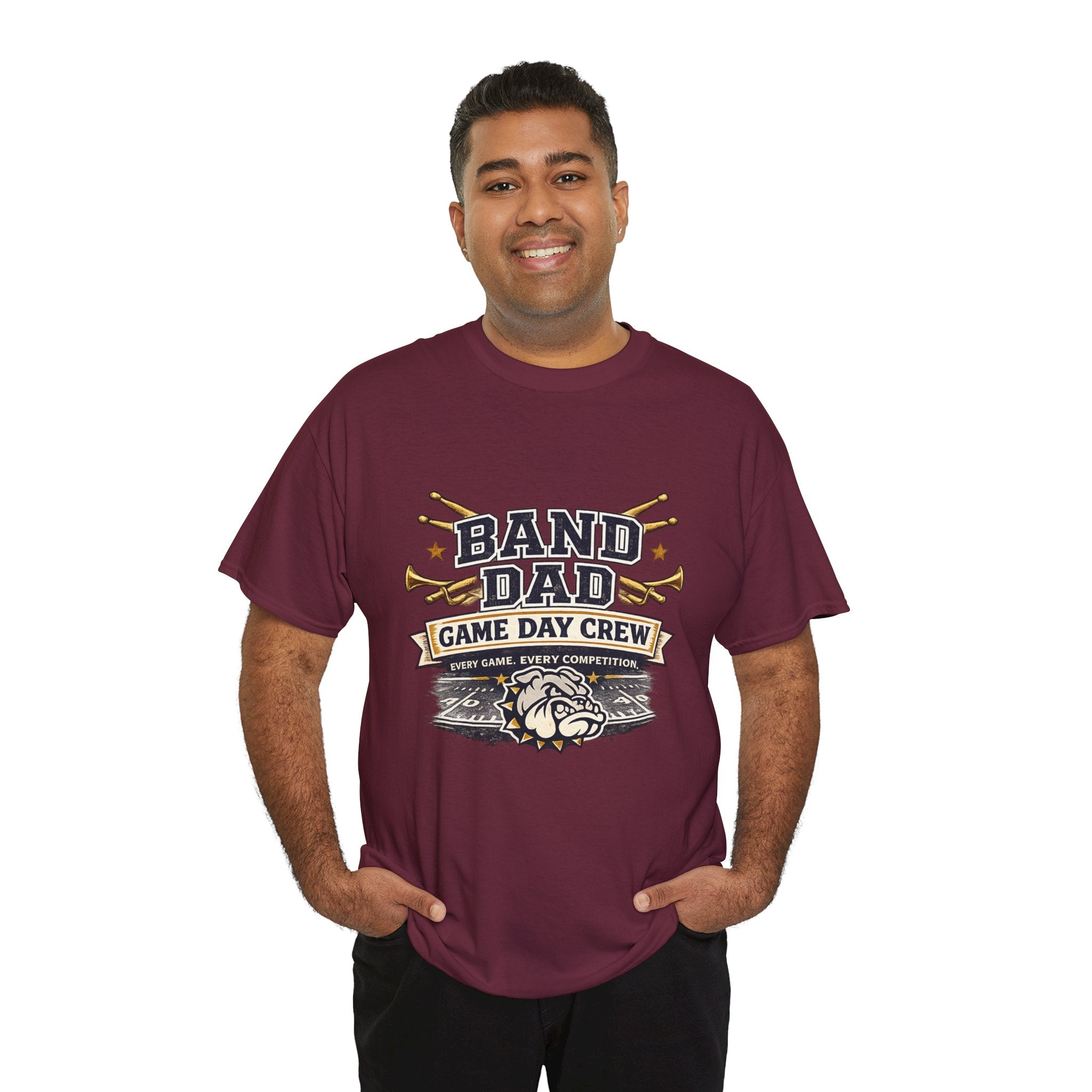Band Dad T-Shirt – "Game Day Crew" Marching Band Support Tee