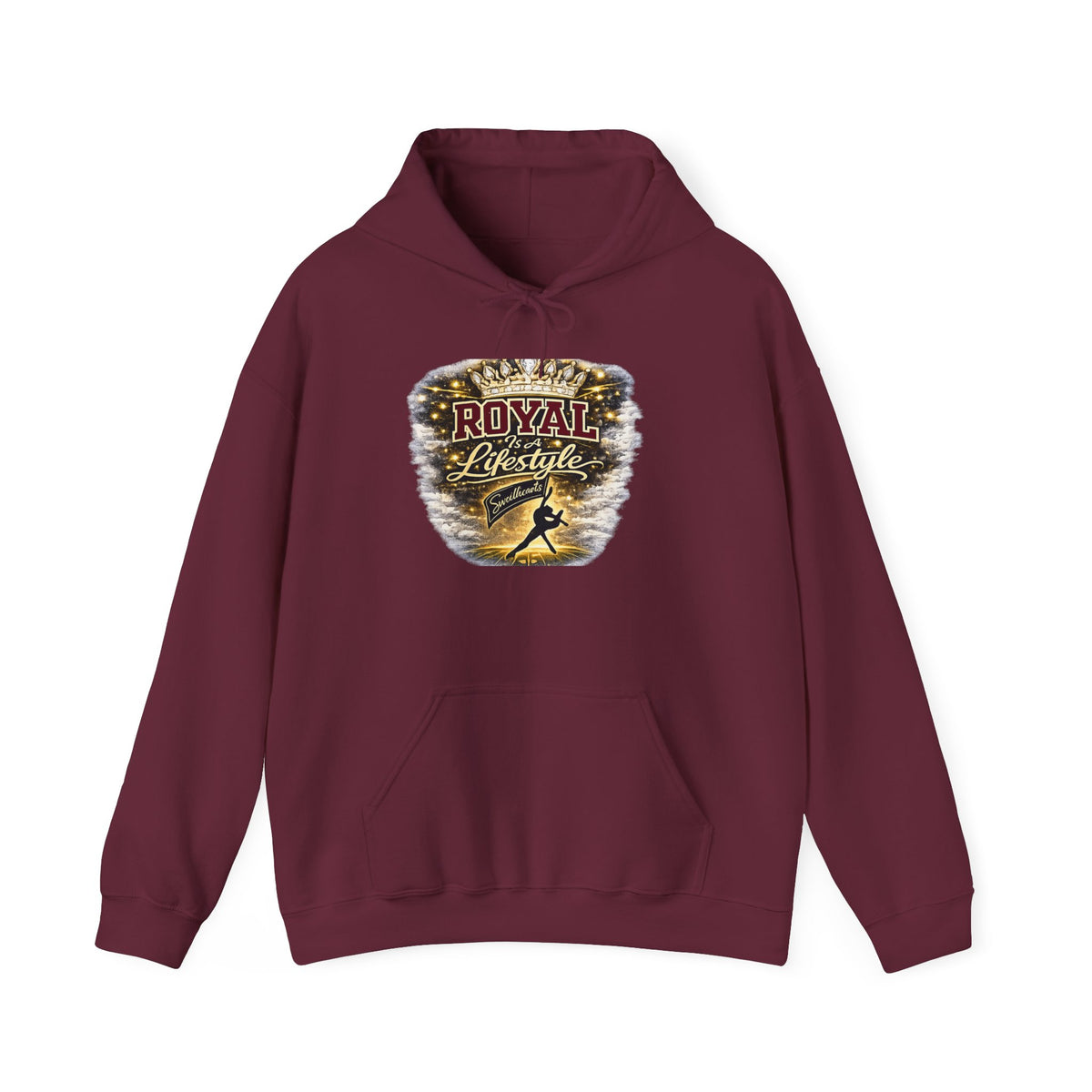 Royal Lifestyle Hoodie - Crown Graphic Pullover for Regal Streetwear