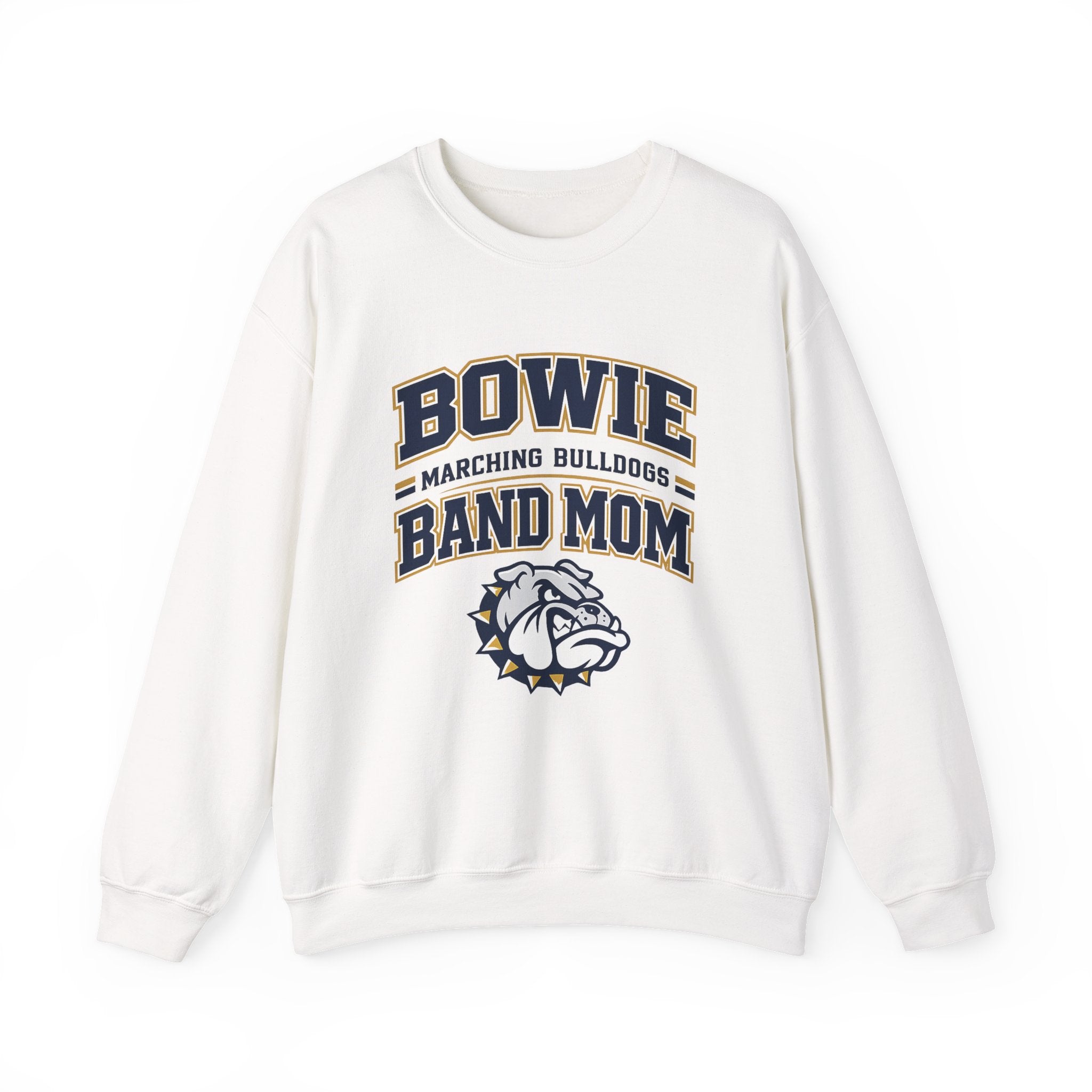 Bowie Bulldogs Mom Crew Neck Sweatshirt