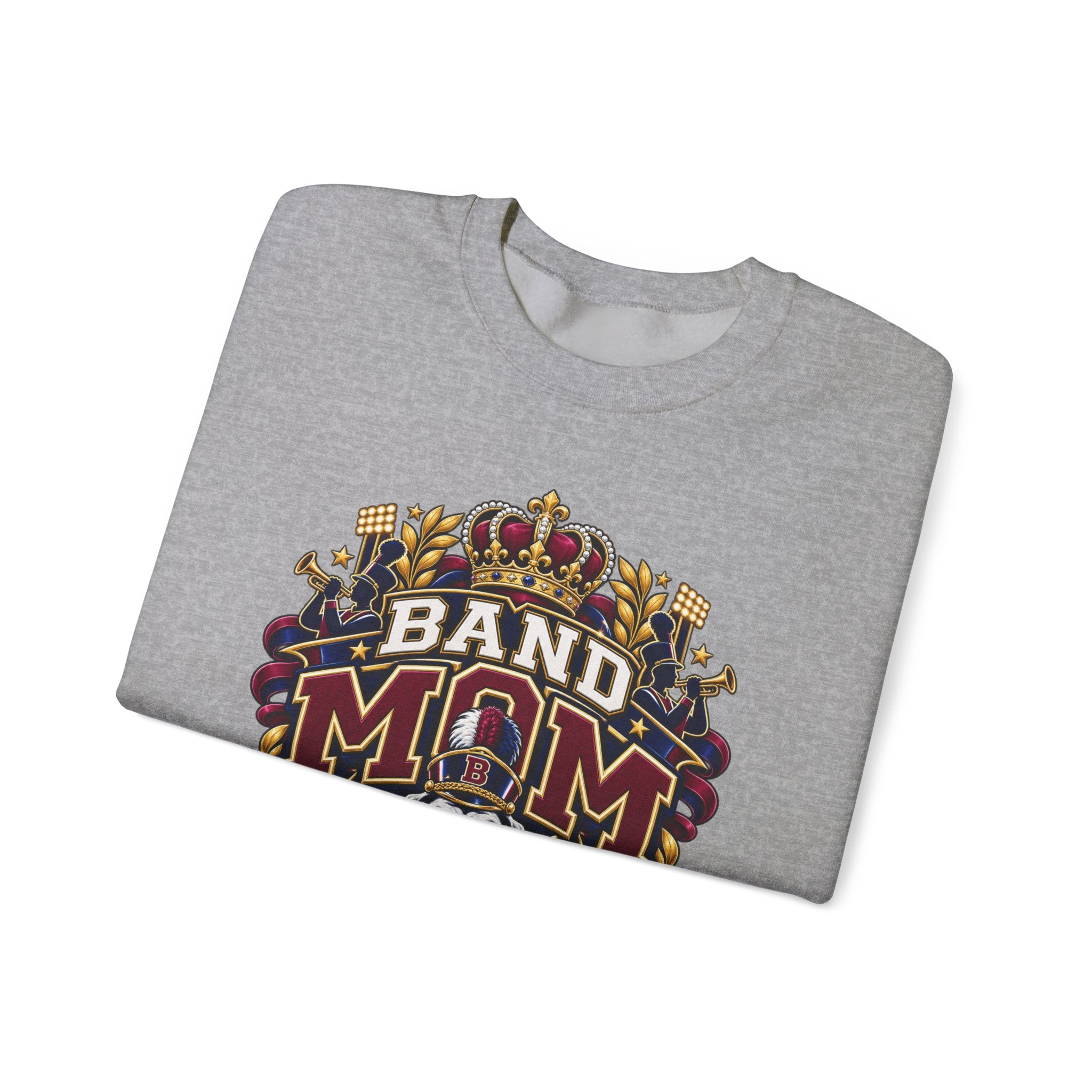 Band Mom Crewneck Sweatshirt – Regal Bulldog Marching Band Design