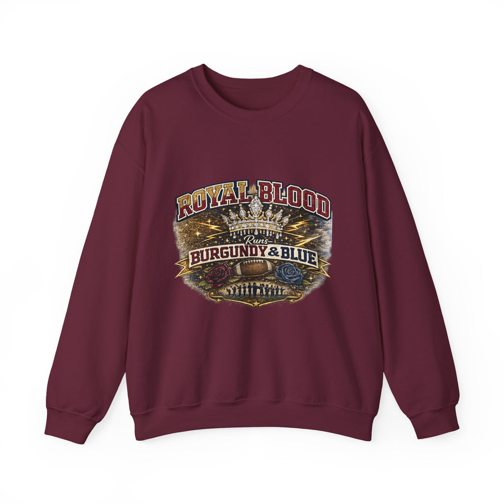Royal Blood 'Burgundy & Blue' Crewneck Sweatshirt