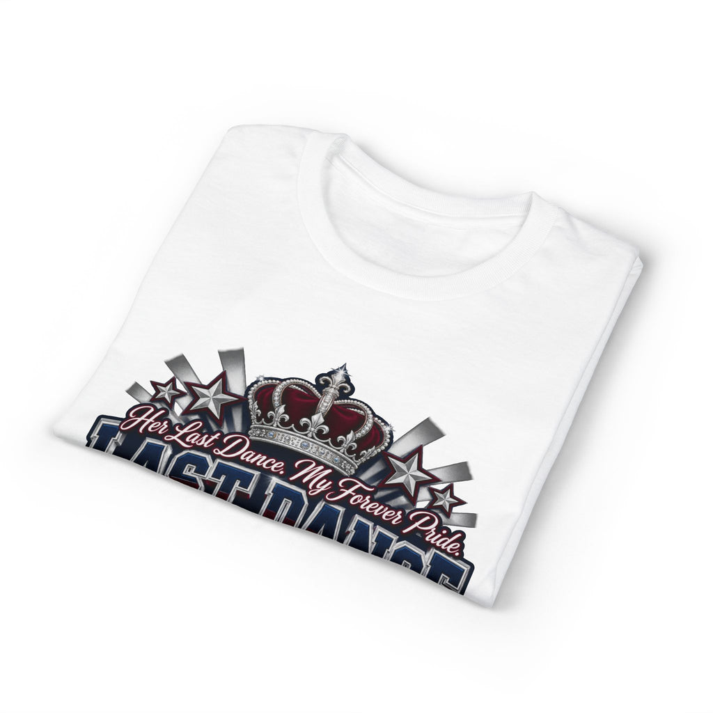 Last Dance Senior Dad T-Shirt — 'Last Dance' Royal Sweetheart Graduation Tee