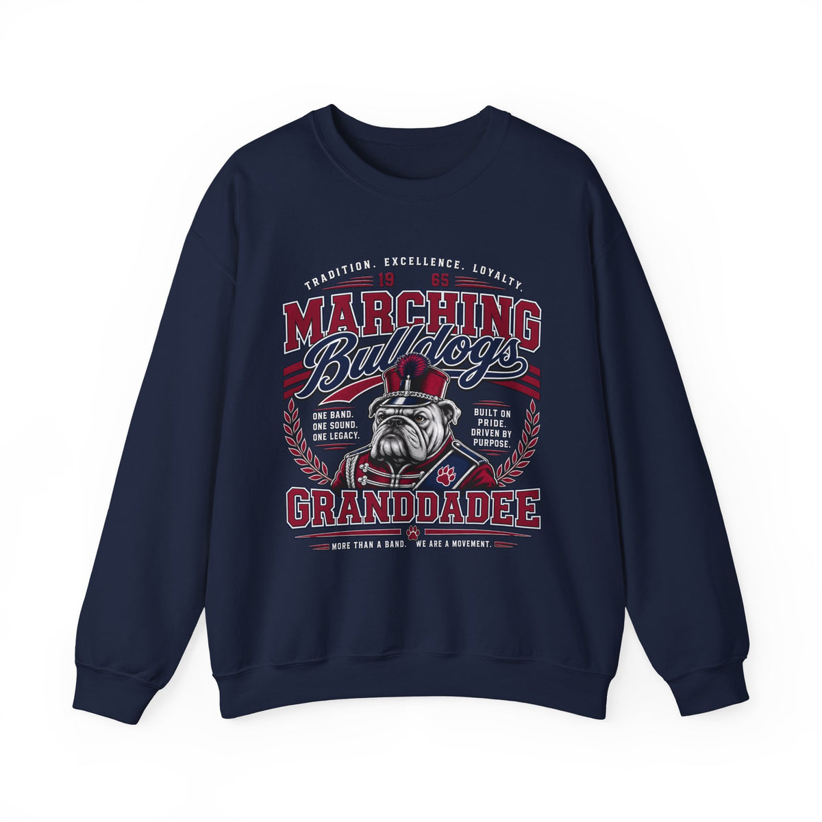 Marching Bulldogs Grandaddee Crewneck Sweatshirt (Inspired By Mr. Wendel Matthews)