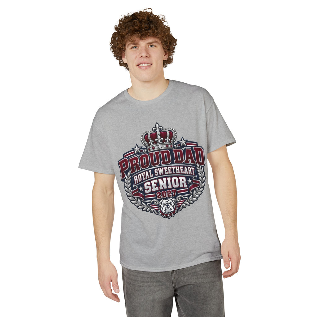Proud Dad 'Royal Sweetheart Senior 2027' T-Shirt