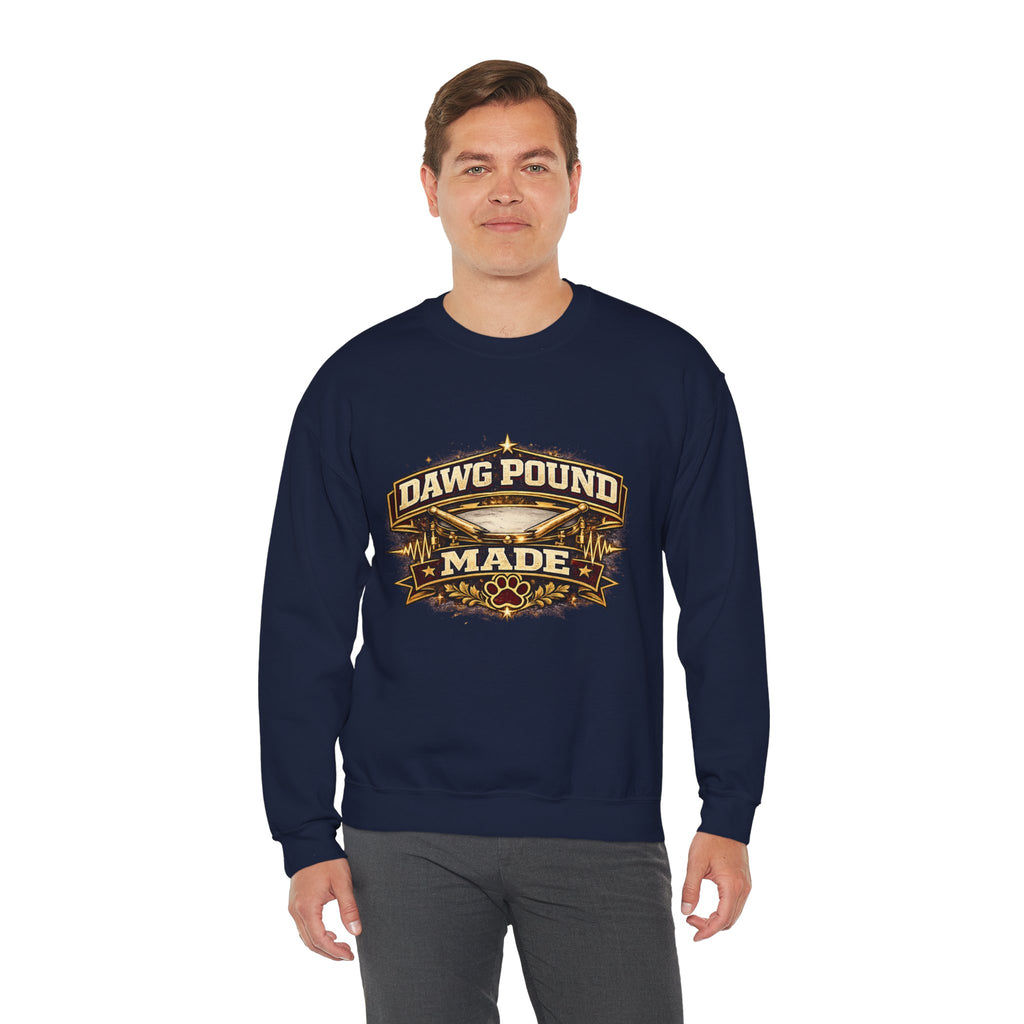 Dawg Pound Made Sweatshirt — Vintage Football Fan Crewneck