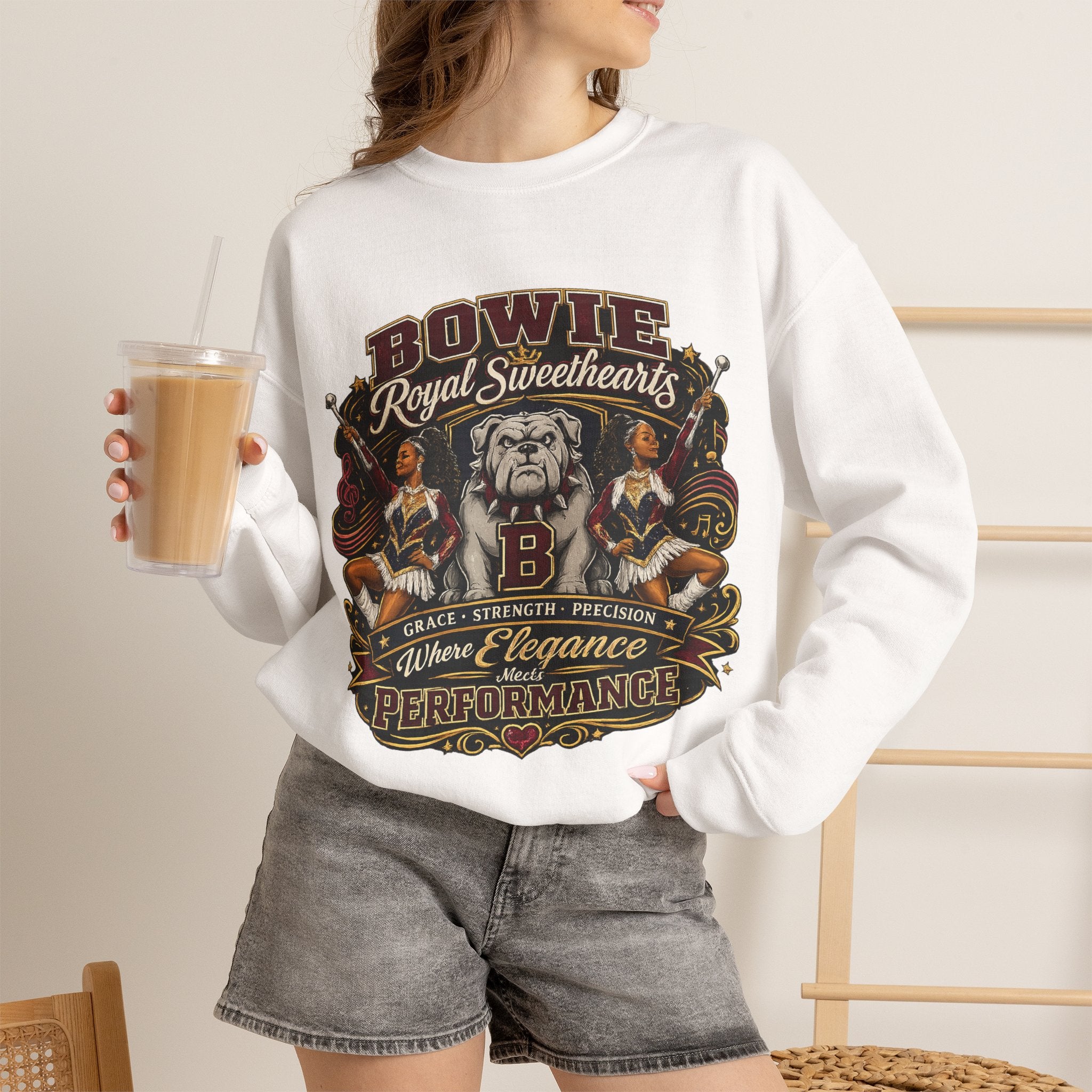 Bowie Royal Sweethearts Crewneck Sweatshirt