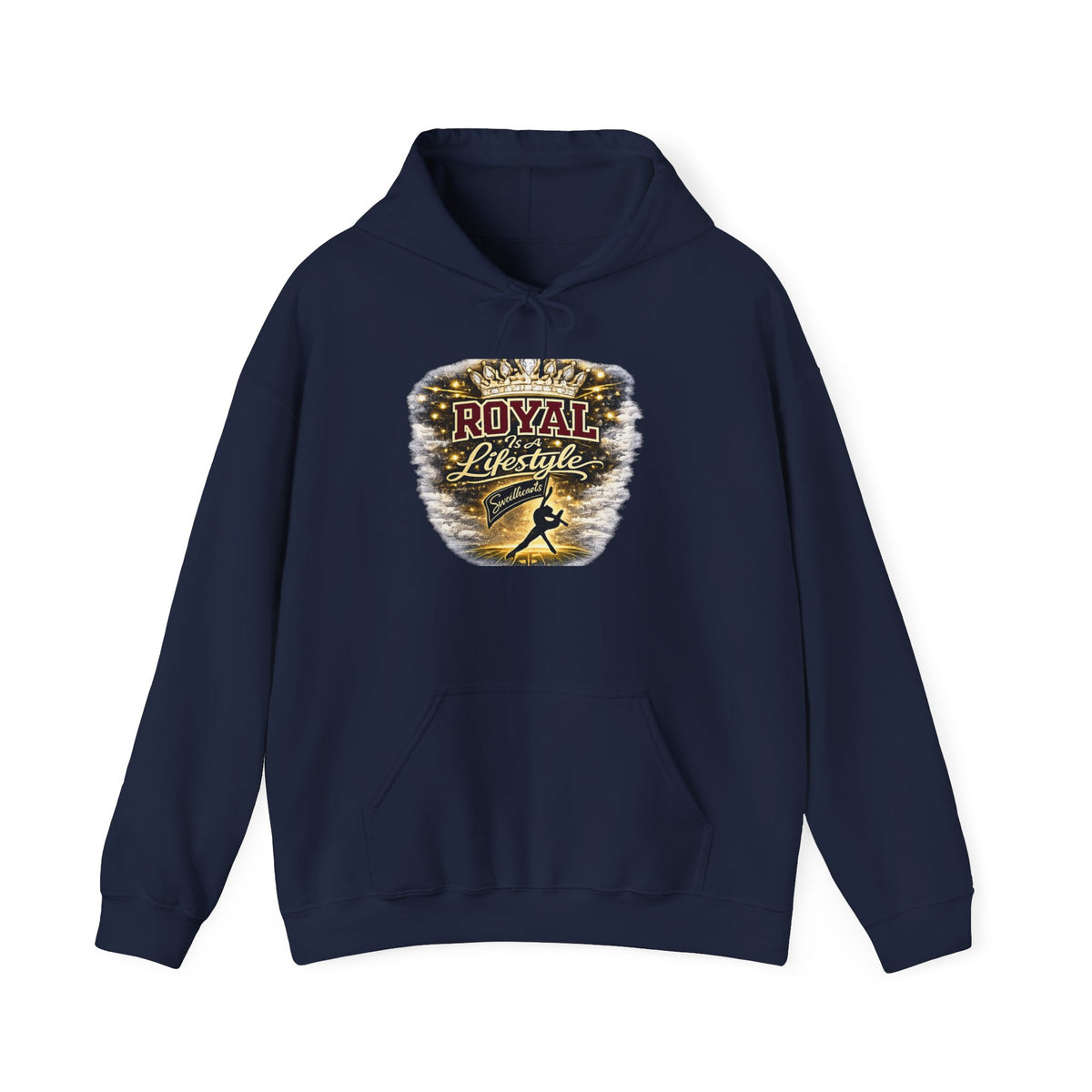 Royal Lifestyle Hoodie - Crown Graphic Pullover for Regal Streetwear