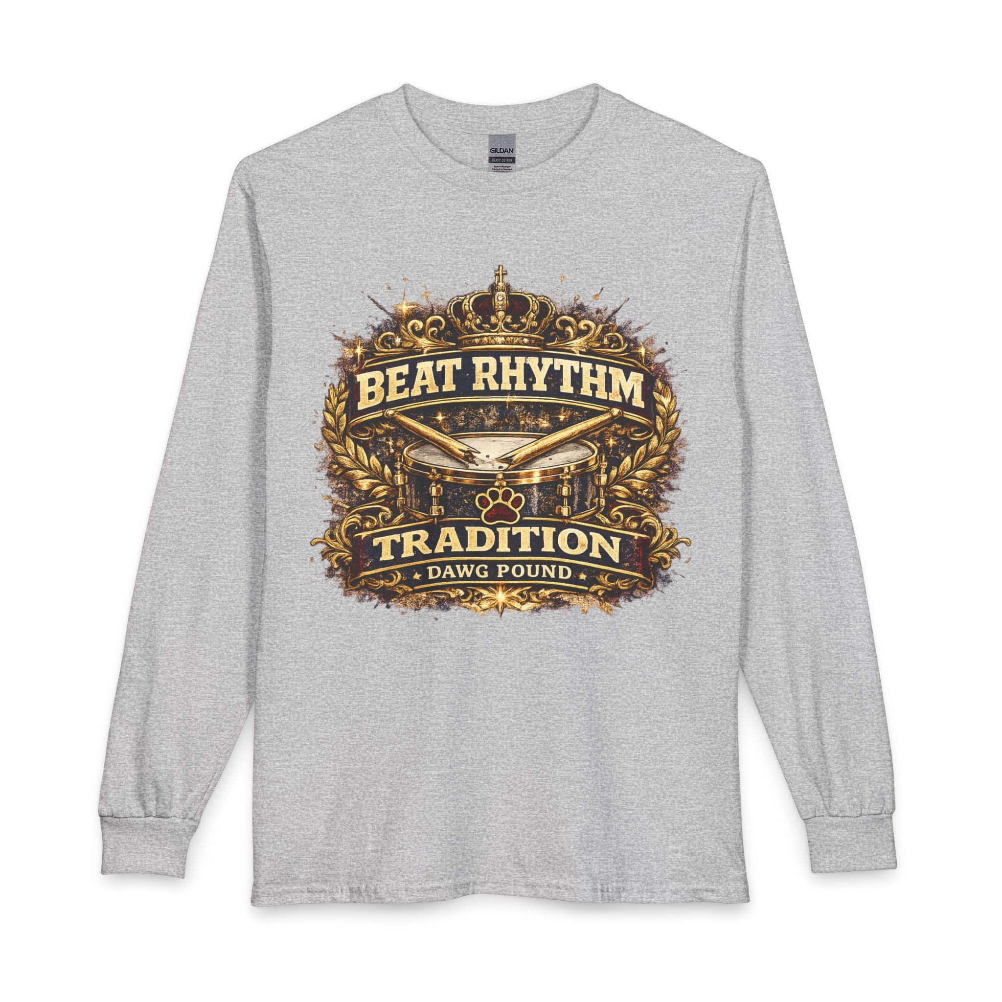 Beat Rhythm Tradition Long Sleeve Shirt — Dawg Pound Vintage Football Tee