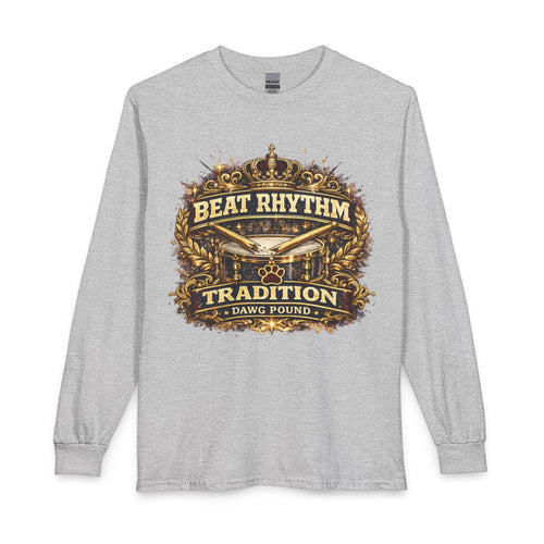 Beat Rhythm Tradition Long Sleeve Shirt — Dawg Pound Vintage Football Tee