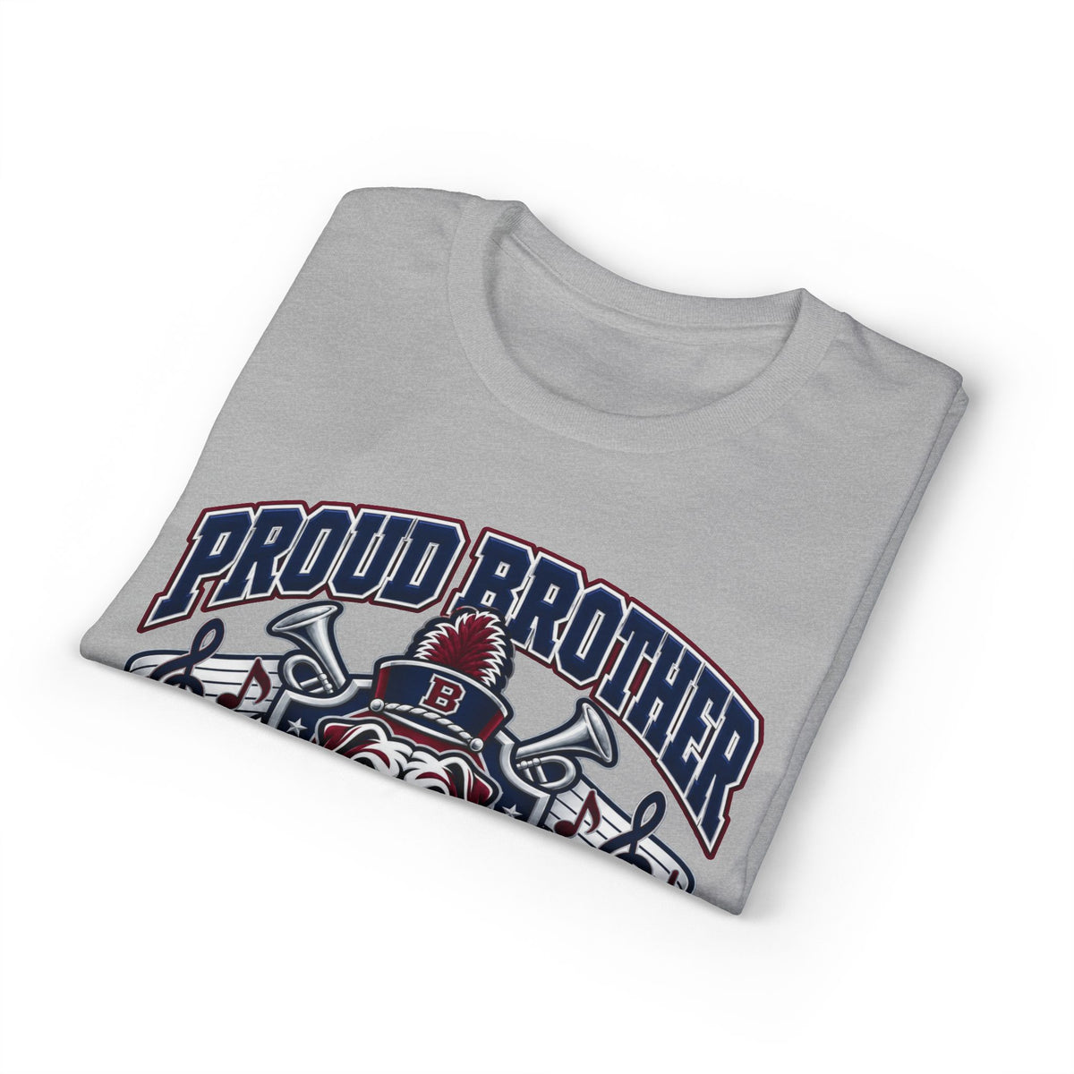 Proud Brother Marching Bulldog T-Shirt — Bowie Band Support Tee