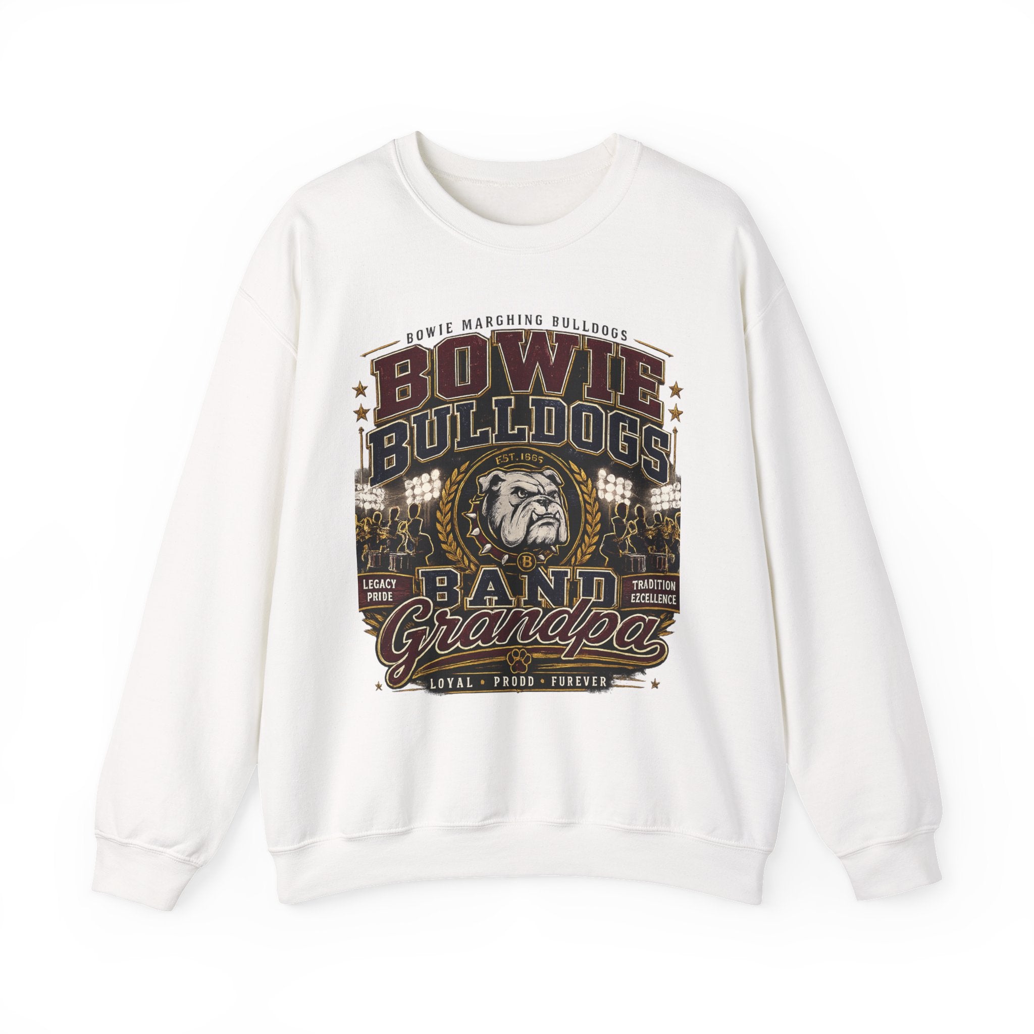 Bulldogs Band Grandpa Sweatshirt