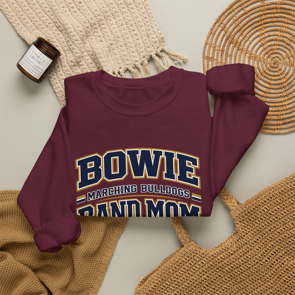 Bowie Bulldogs Mom Crew Neck Sweatshirt