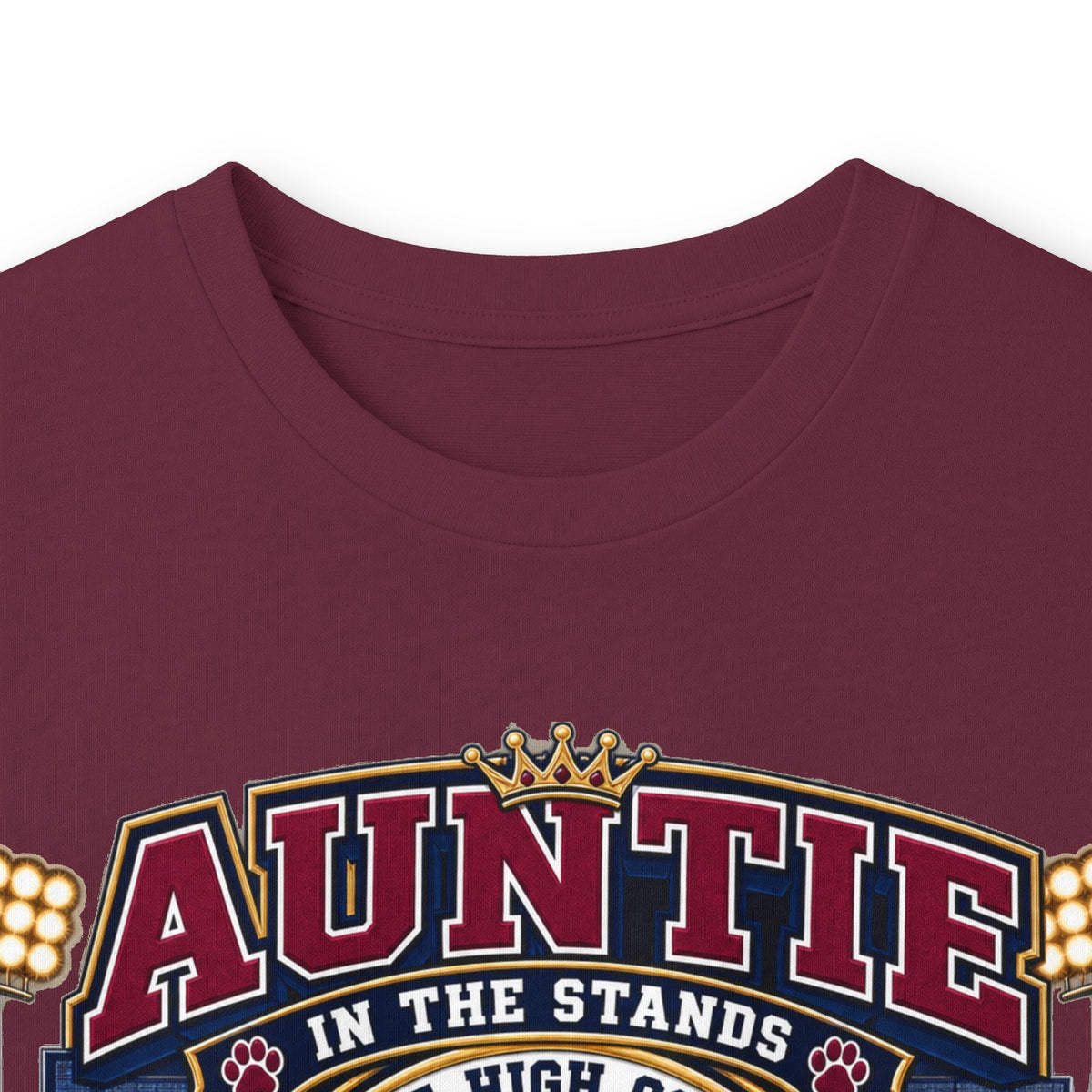 Band Auntie Long Sleeve Tee — "Auntie of the Stands" Marching Band Shirt