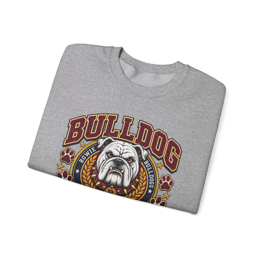 Bulldog Blood Crewneck Sweatshirt — Band Grandma Vintage Mascot Graphic