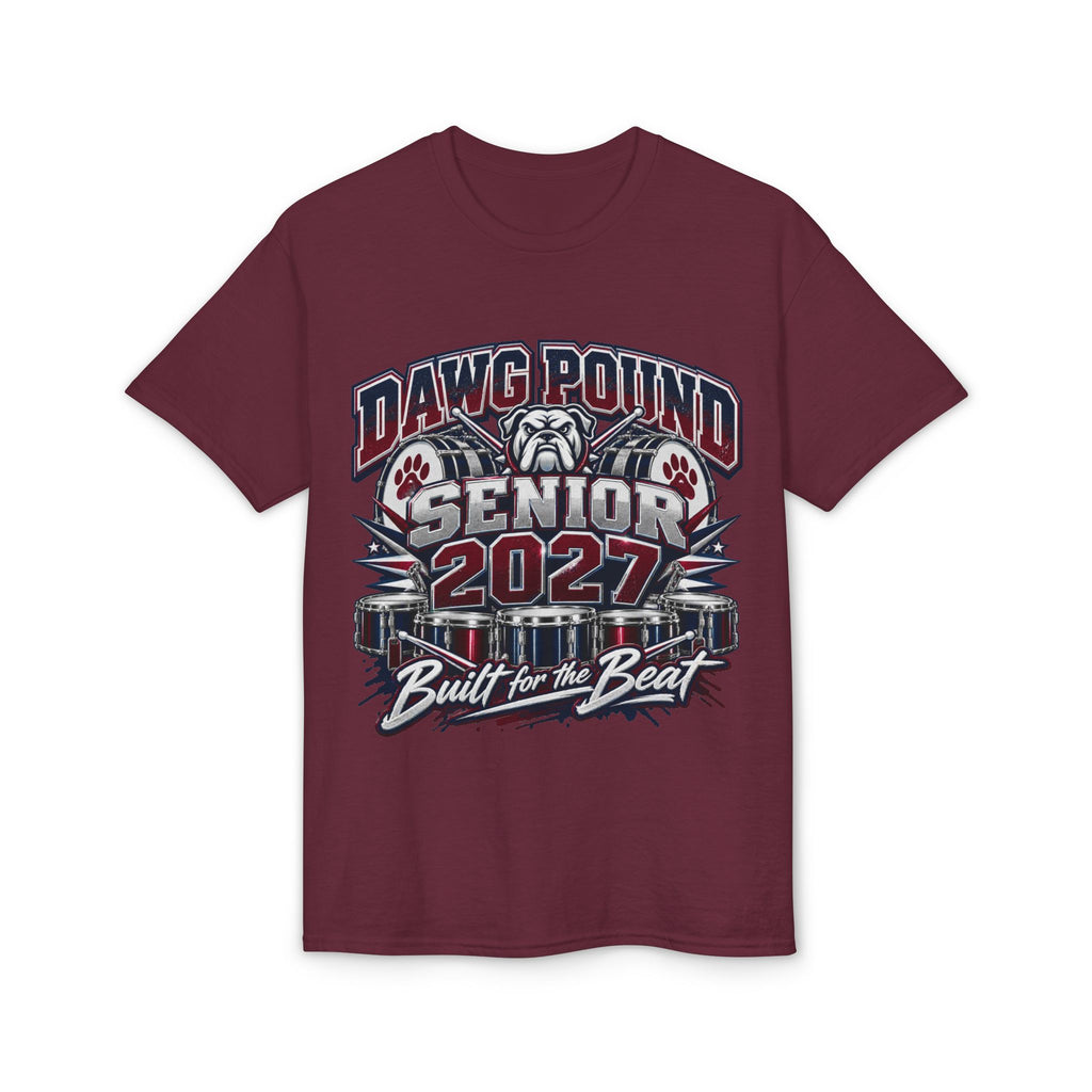 T-Shirt — Dawg Pound Senior 2027 "Built for the Beat" Graduation Tee