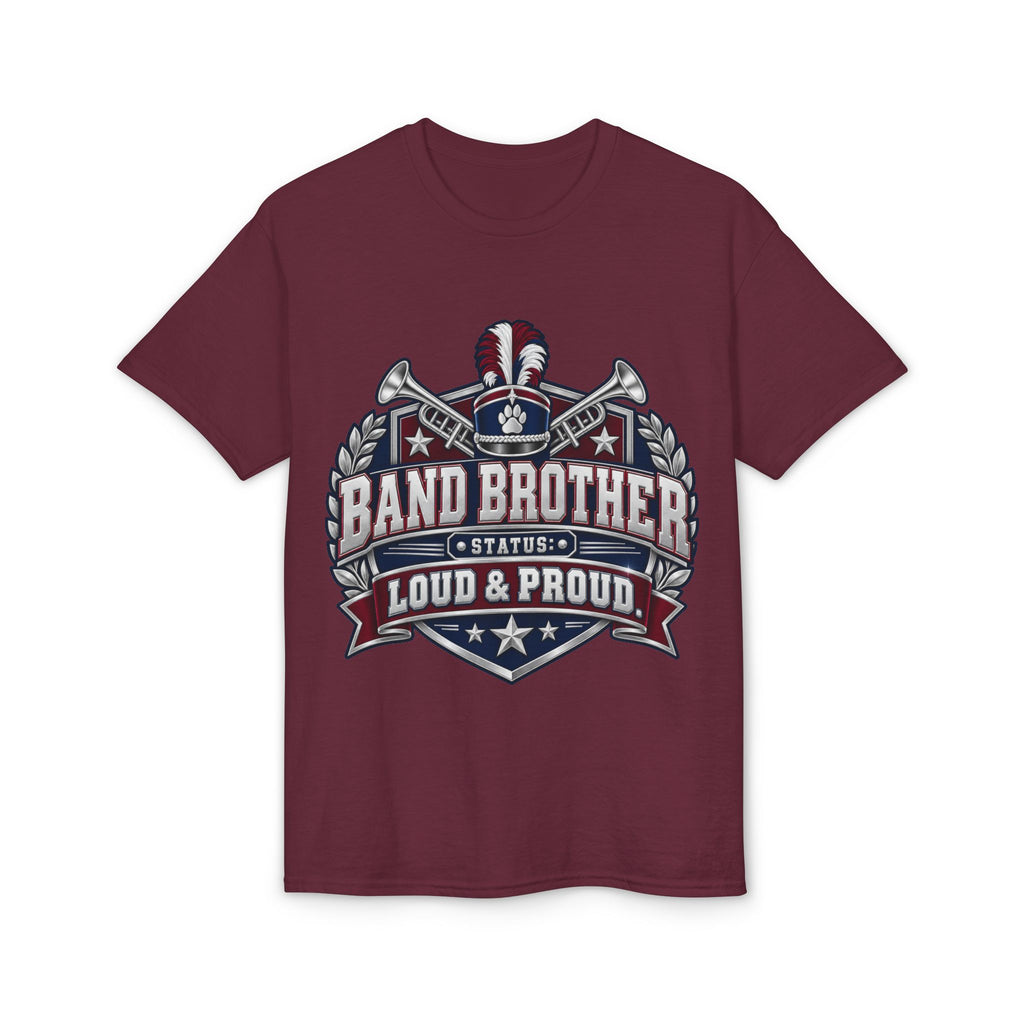 Band Brother Loud & Proud T-Shirt – Patriotic Marching Band Tee