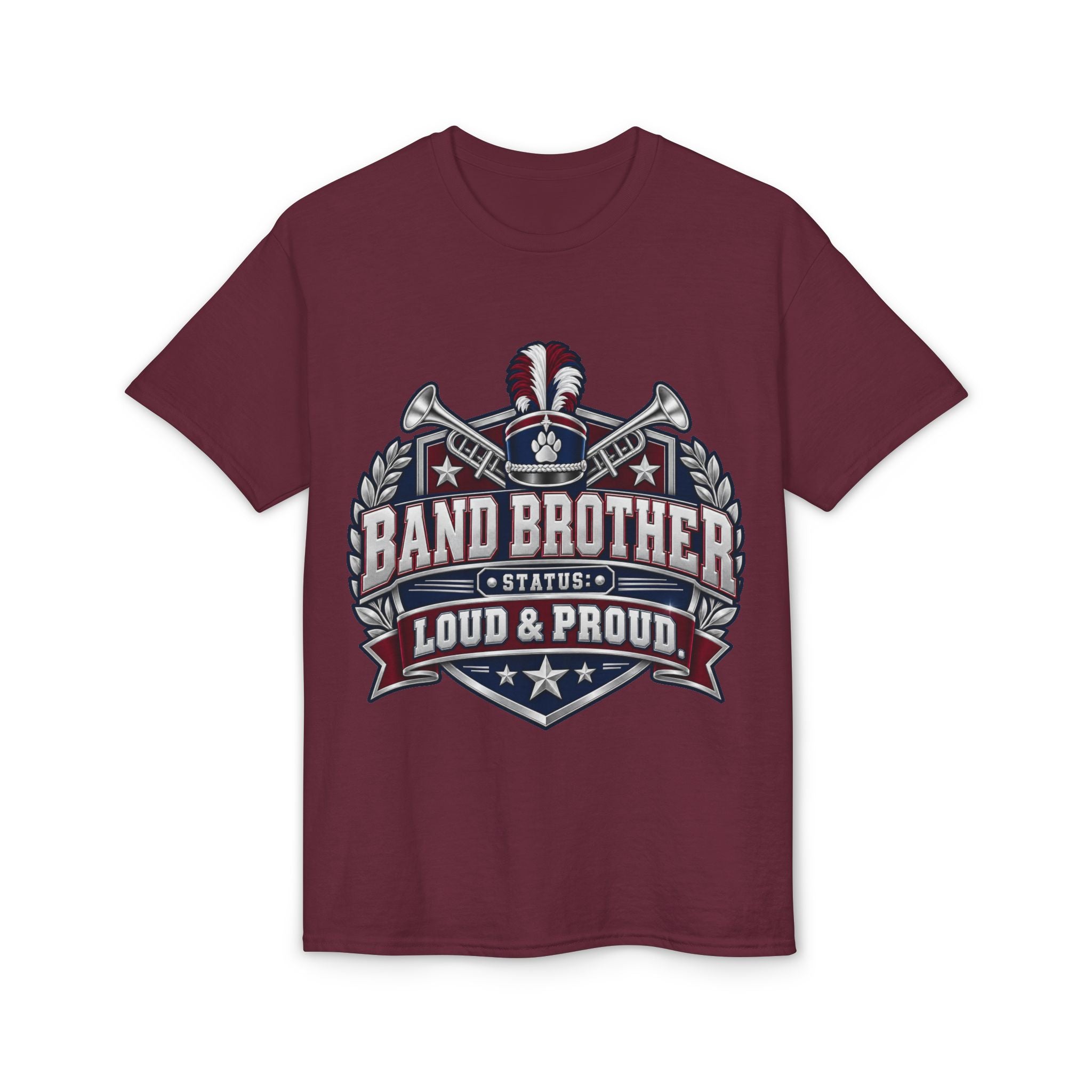 Band Brother Loud & Proud T-Shirt – Patriotic Marching Band Tee