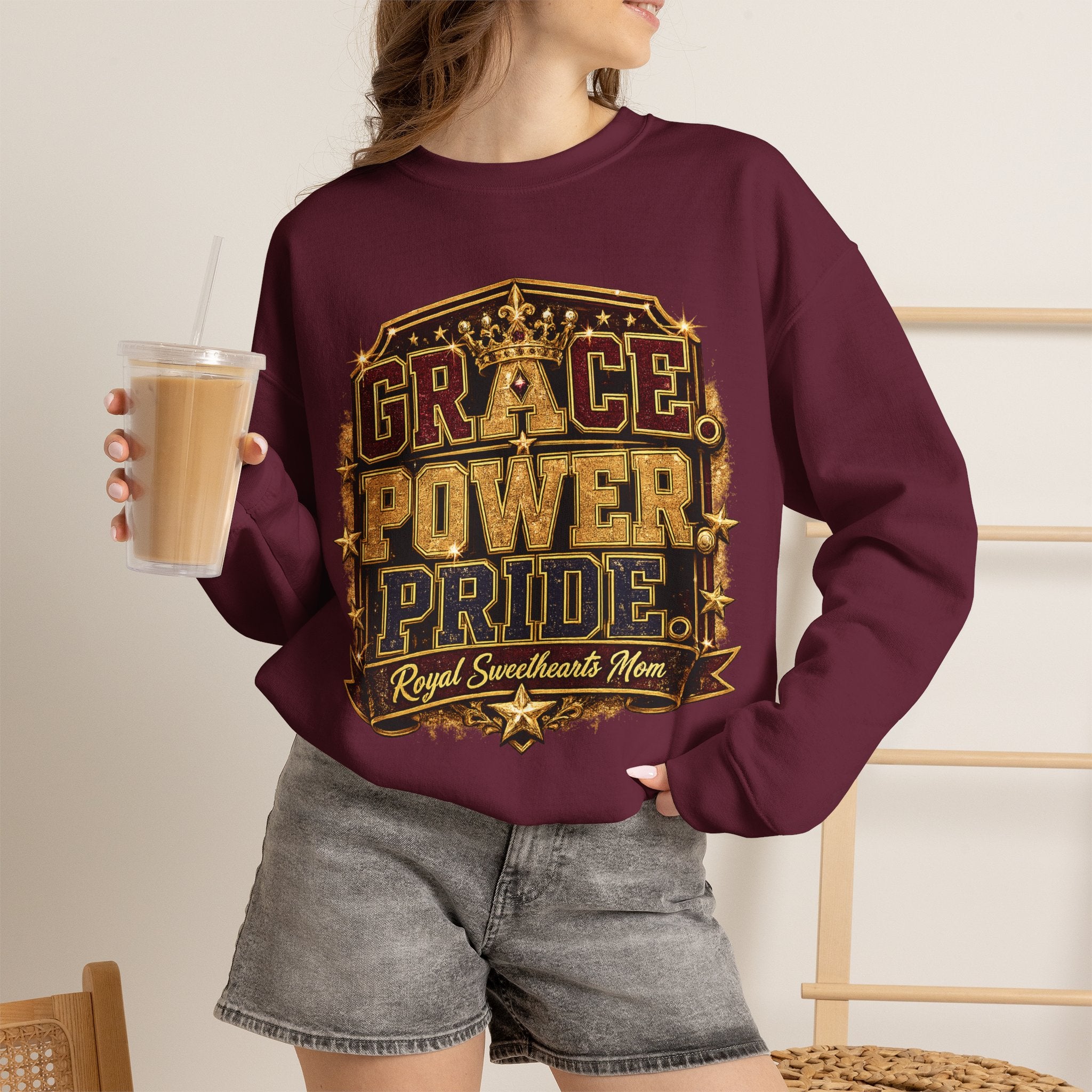 Grace Power Pride Crewneck Sweatshirt — Royal Steelband Tribute
