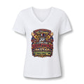 Band Mom V-Neck Tee — "I Don't Come for the Game, I Come for Halftime"