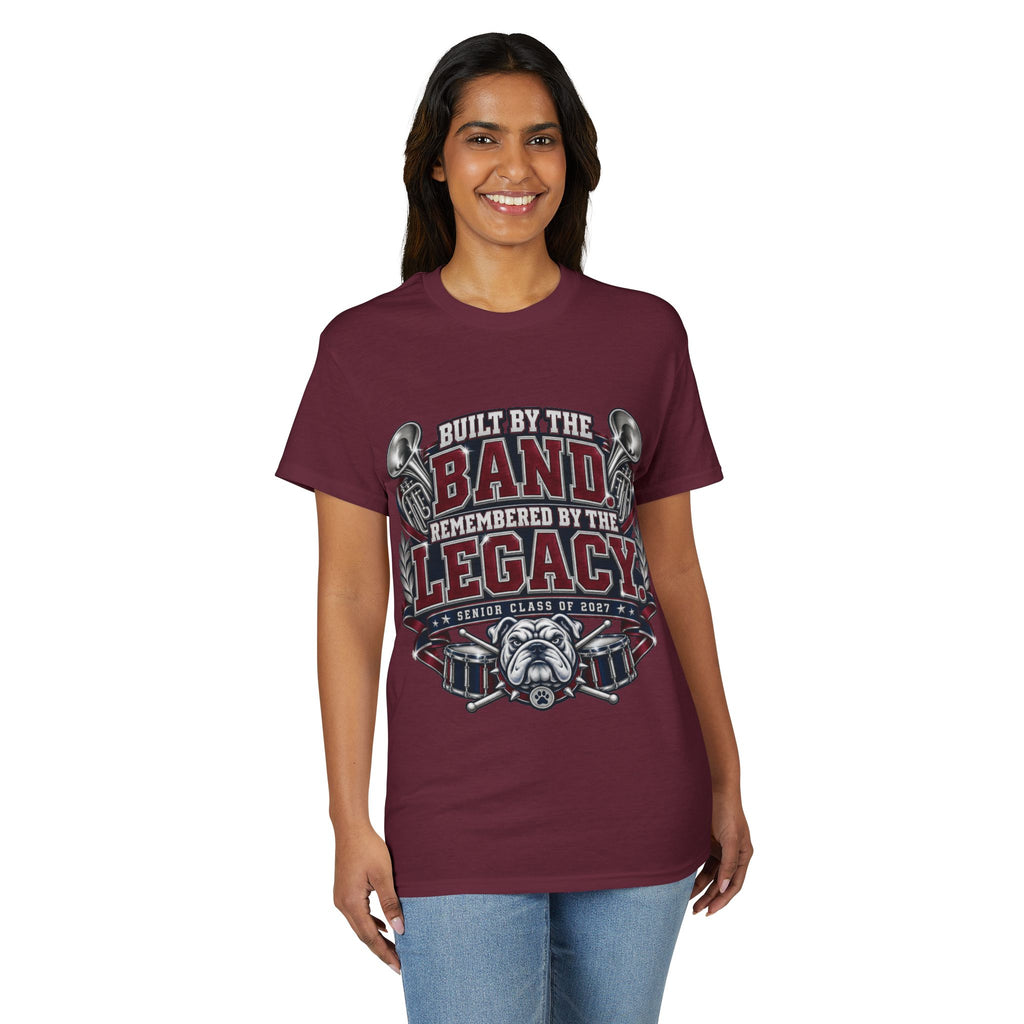 Band Legacy Bulldog T‑Shirt — "Built By The Band, Remembered By The Legacy"