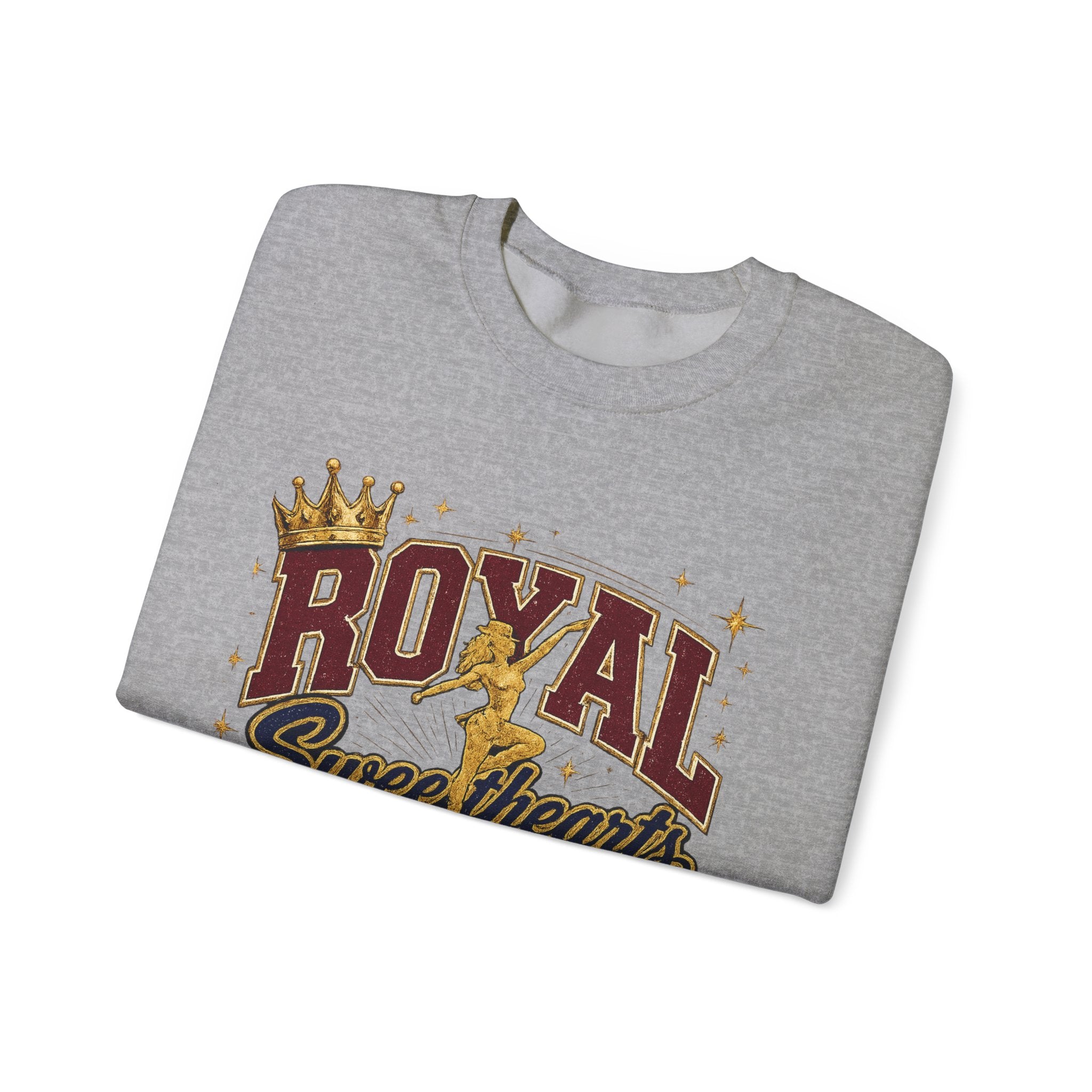 Royal Sweethearts Mom Crewneck Sweatshirt — 'Royal Sweetheart Mom' Graphic Pullover, Mother's Day Gift