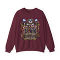 Auntie Proud Band Mom Crewneck Sweatshirt — "That’s My Baby Too" Marching Bulldogs Design