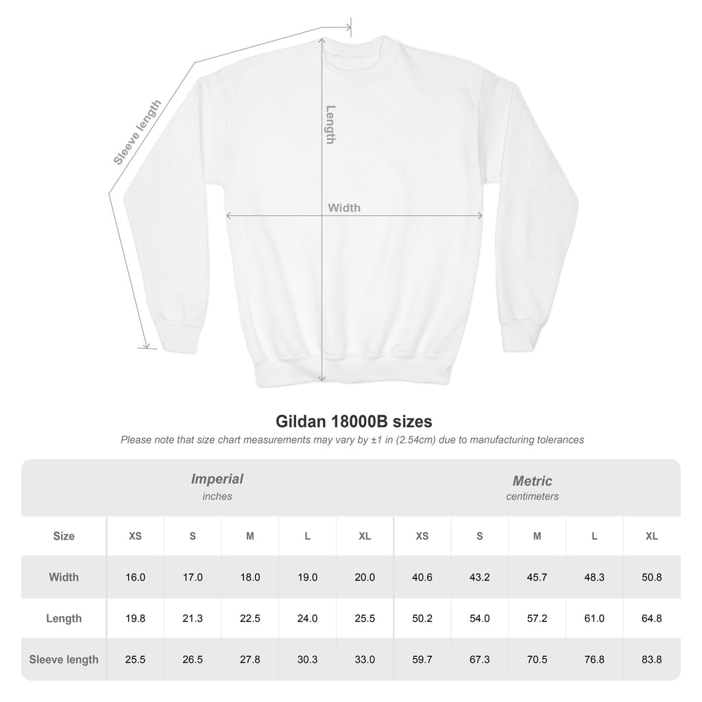 Youth Crewneck Sweatshirt – "That's My Dawg" Retro Graphic Pullover