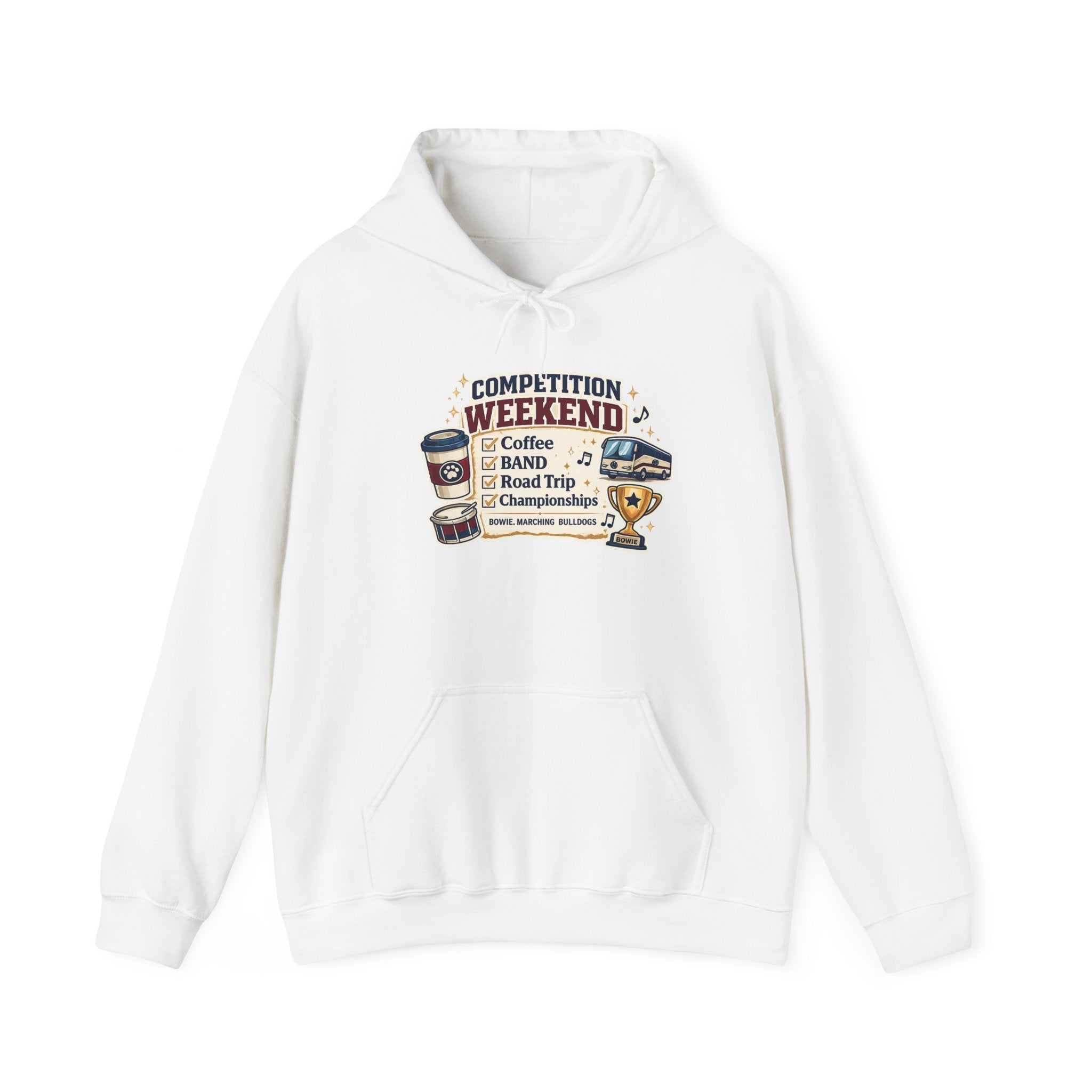 Competition Weekend Hoodie — Coffee, Band, Road Trip Championship Sweatshirt