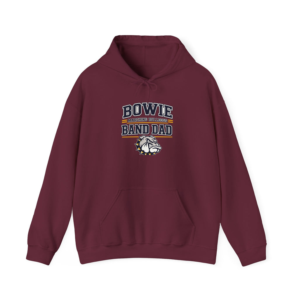 Bowie Marching Bulldogs “Band Dad” Hoodie — School Spirit Sweatshirt