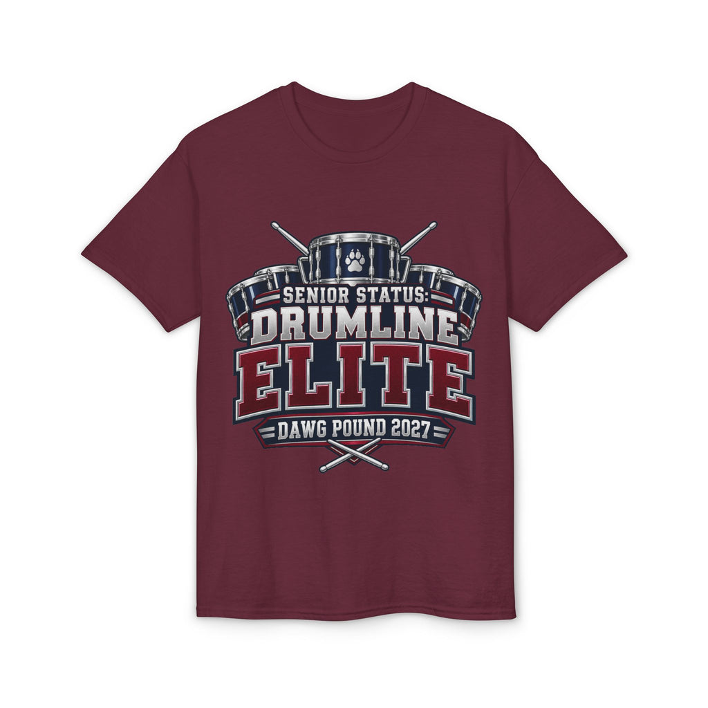 Drumline Elite Senior T‑Shirt — "Dawg Pound 2027" Band Tee