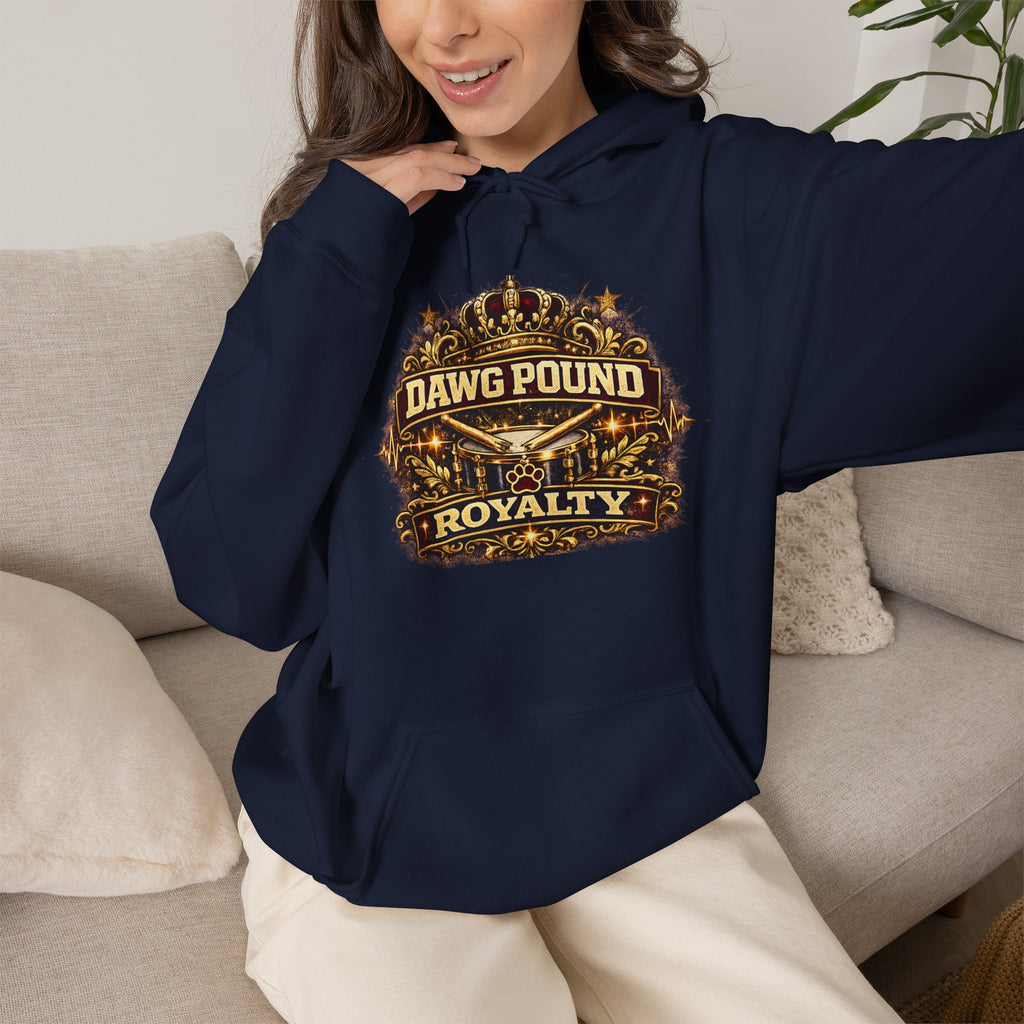 Dawg Pound Royalty Hoodie — Vintage Football Fan Pullover