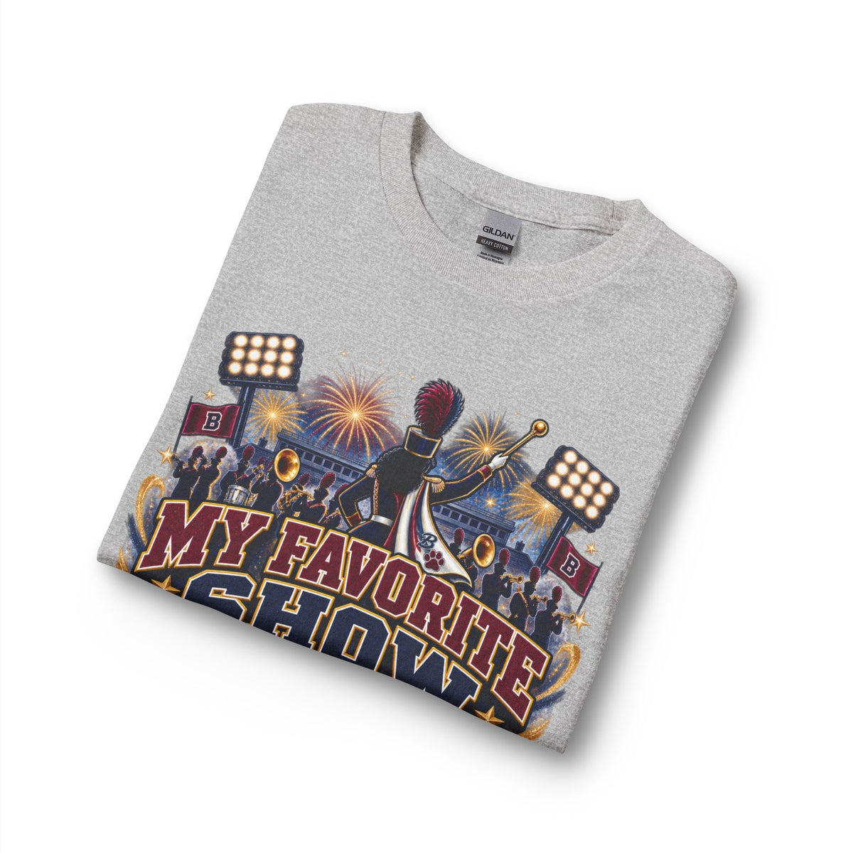 Halftime Show Fan Long Sleeve Tee — "My Favorite Show Starts at Halftime" Football Grandma Shirt