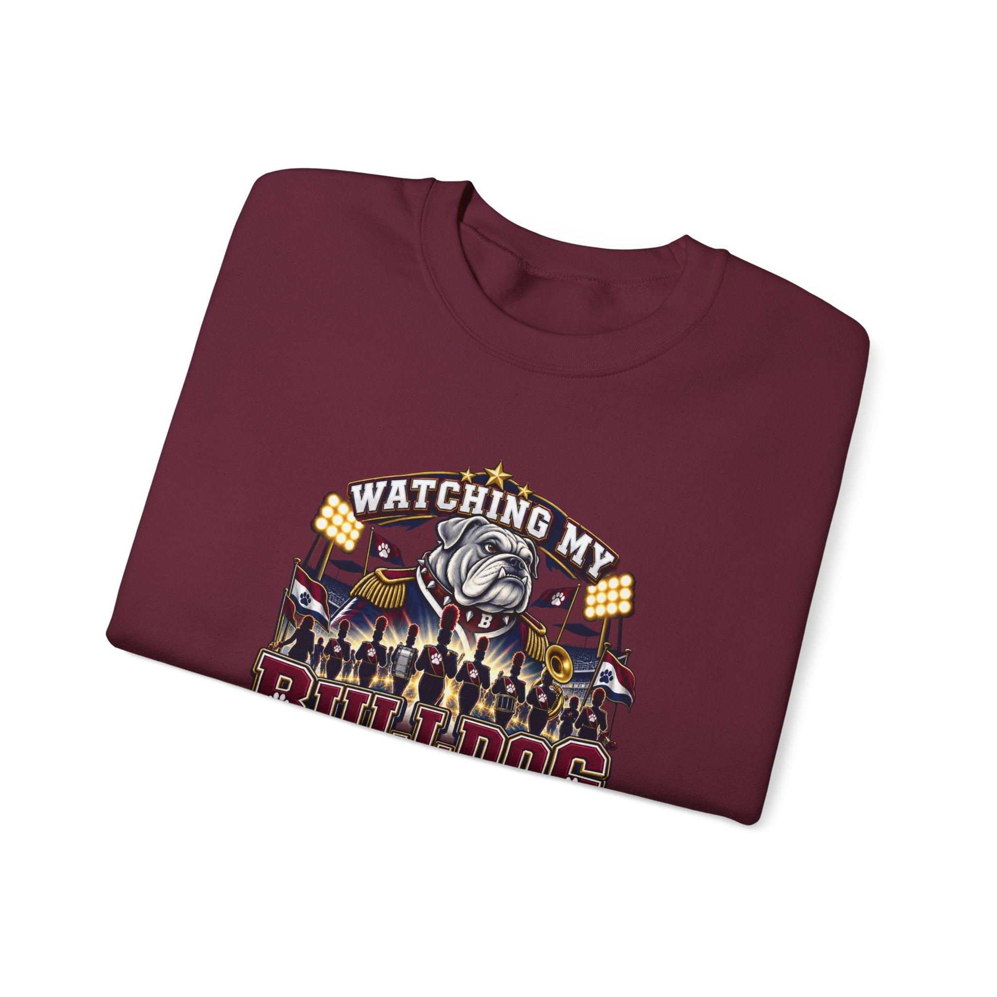 Bulldog March Into Greatness Crewneck Sweatshirt