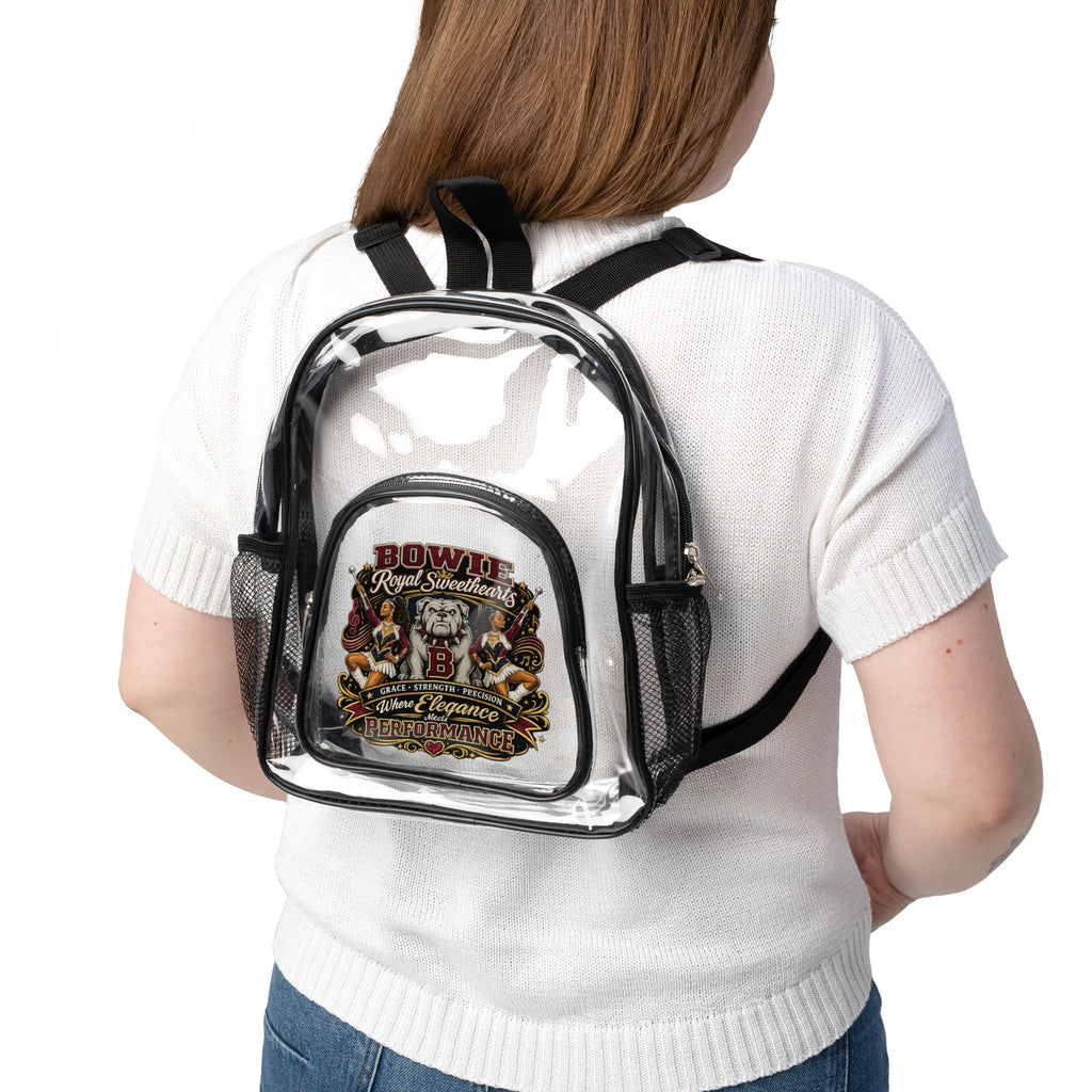 Royal Sweethearts-Clear Stadium Backpack