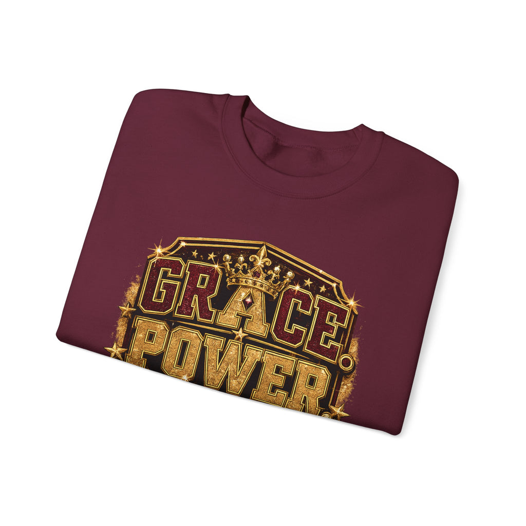 Grace Power Pride Crewneck Sweatshirt — Royal Steelband Tribute