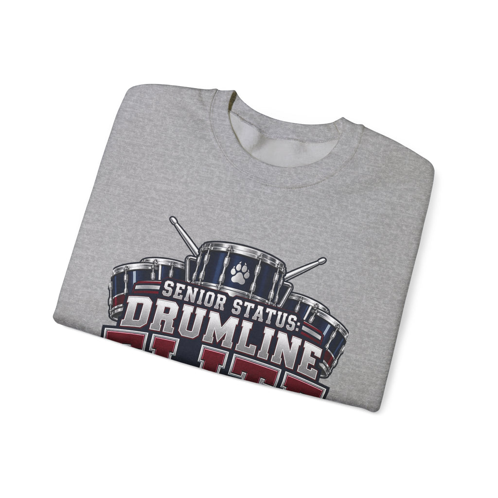 Drumline Elite Crewneck Sweatshirt — "Senior Status" Dawg Pound 2027