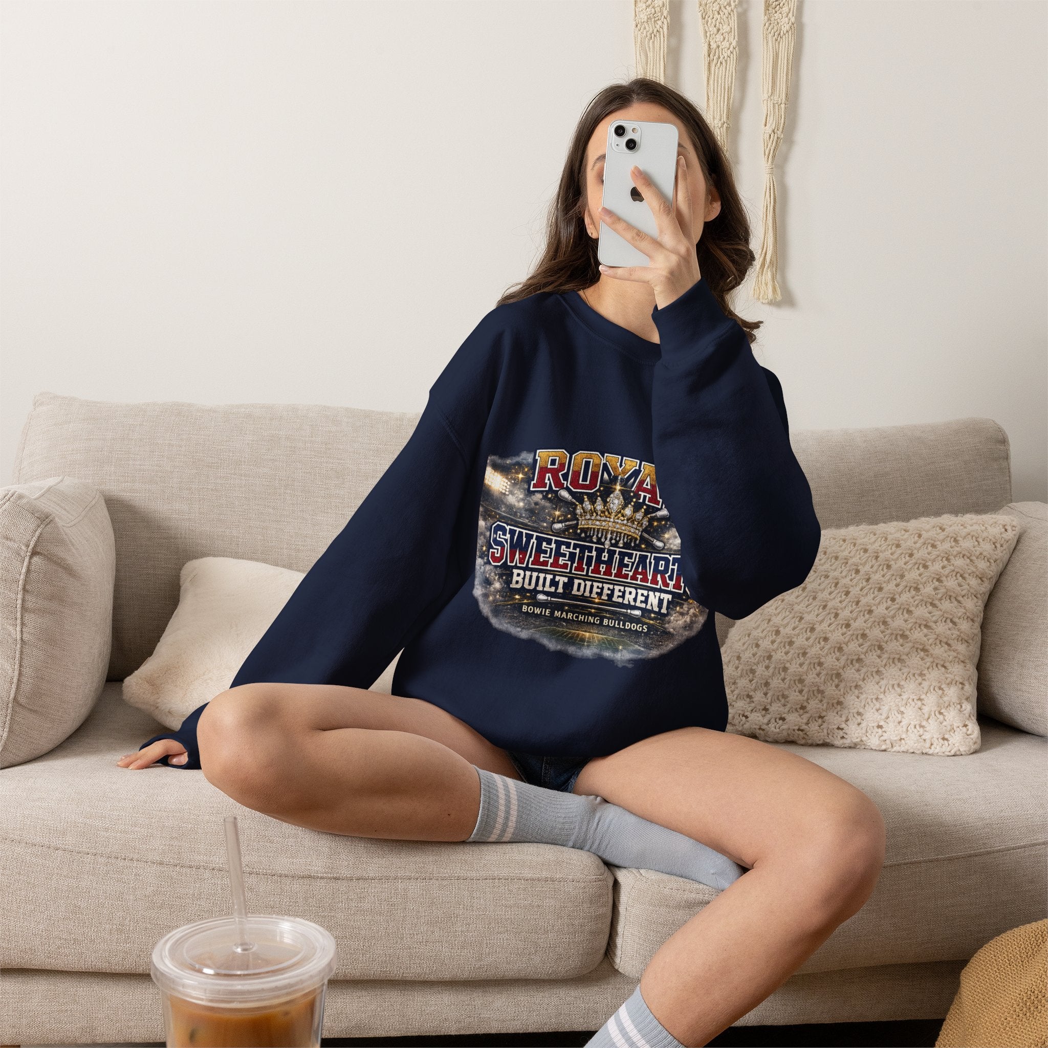 Royal Sweethearts 'Built Different' Crewneck Sweatshirt