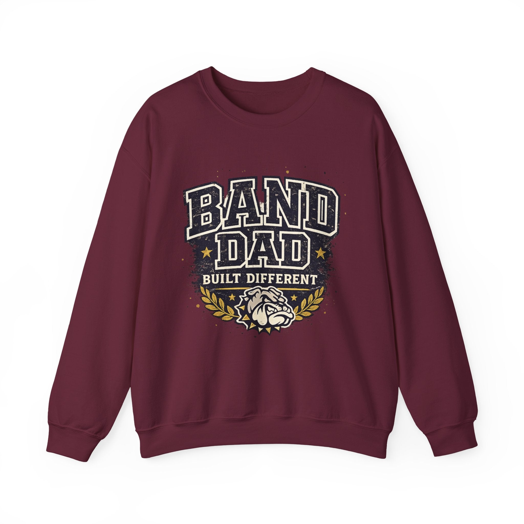 Band Dad Crewneck Sweatshirt — "Built Different" Proud Band Dad Pullover