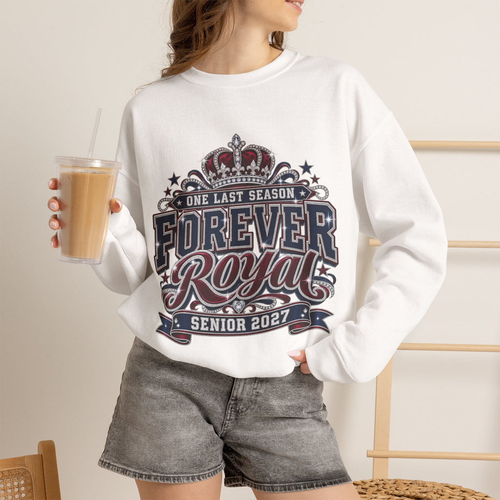 Forever Royal Senior 2027 Crewneck Sweatshirt