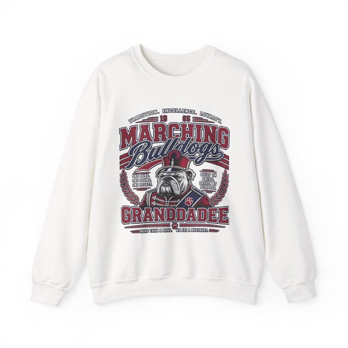 Marching Bulldogs Grandaddee Crewneck Sweatshirt (Inspired By Mr. Wendel Matthews)