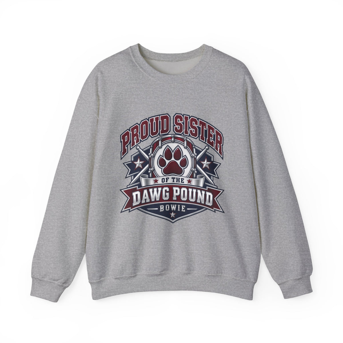 Proud Sister of the Dawg Pound Crewneck Sweatshirt — Fan Pride Pullover